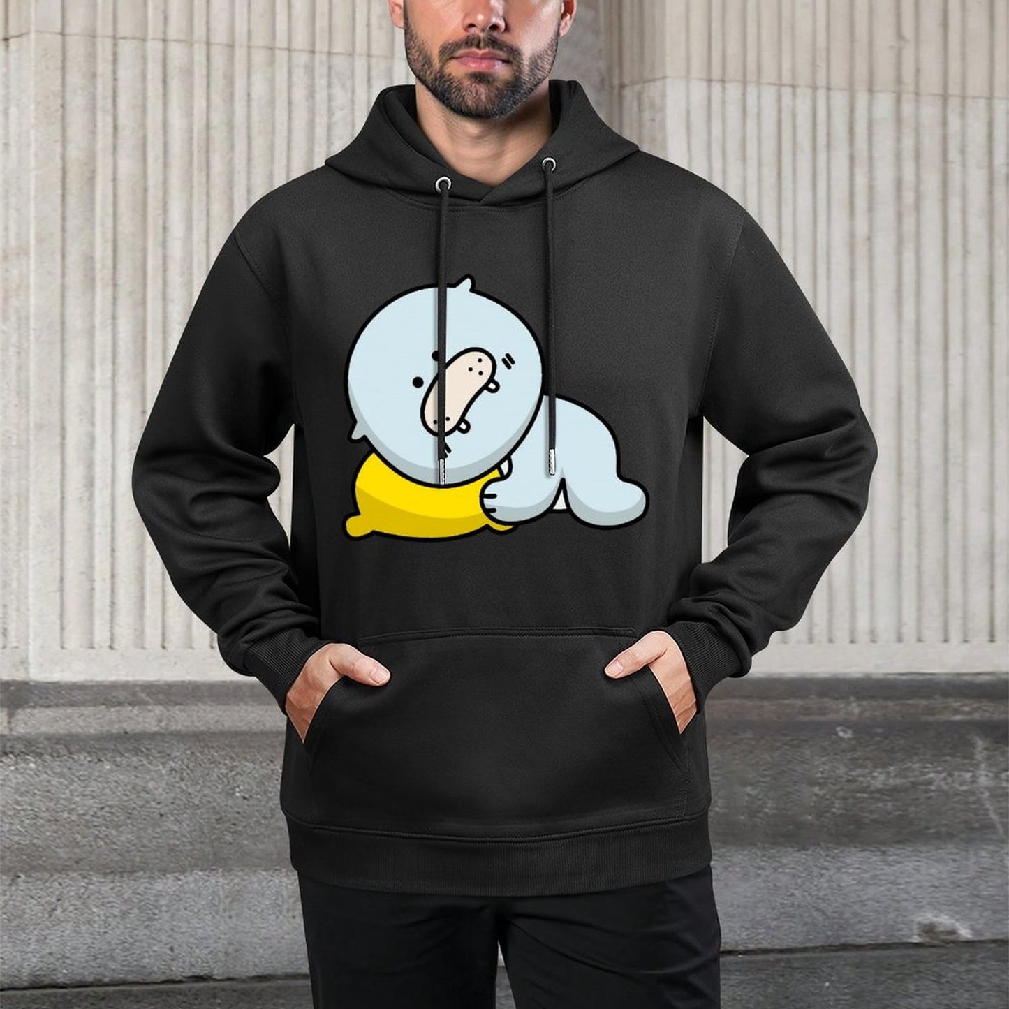 Retro Soft Front Graphic Hoodies