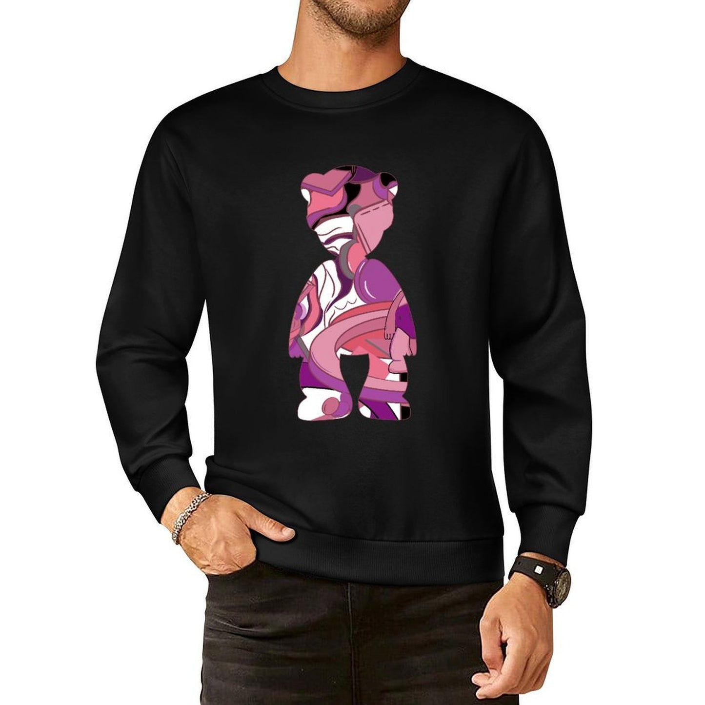 IPIB 250g Crew Neck Long Sleeve Sweatshirt Front GraphicCrew Neck Long Sleeve Sweatshirt6000046-3