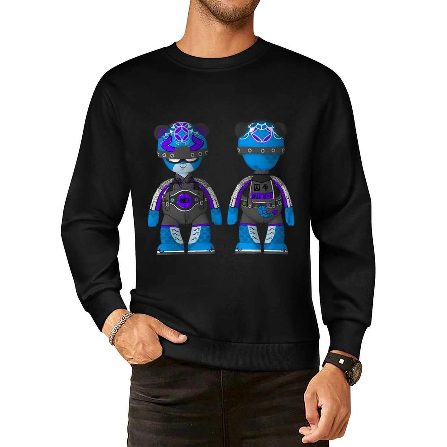 IPIB 250g Crew Neck Long Sleeve Sweatshirt Front GraphicCrew Neck Long Sleeve Sweatshirt6000095-1