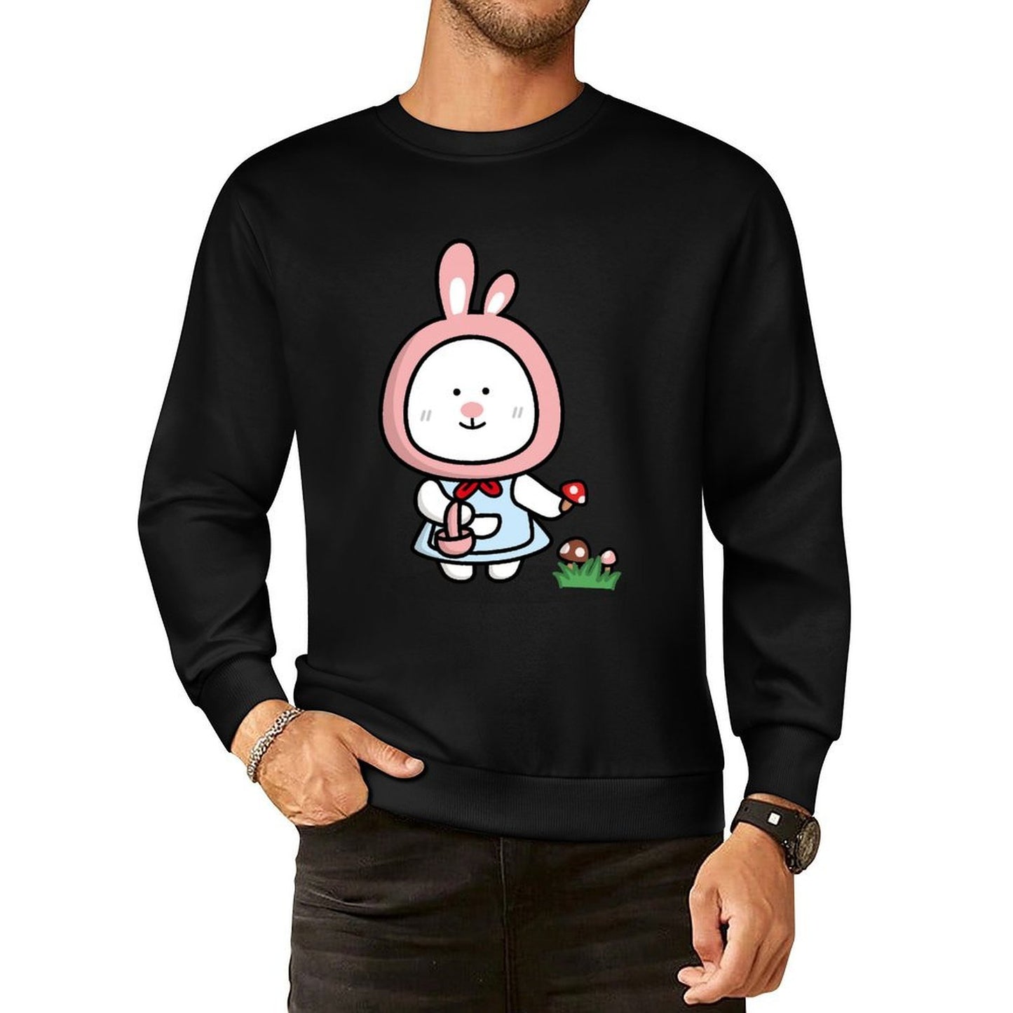 IPBR 250g Crew Neck Long Sleeve Sweatshirt Front GraphicCrew Neck Long Sleeve Sweatshirt4000244