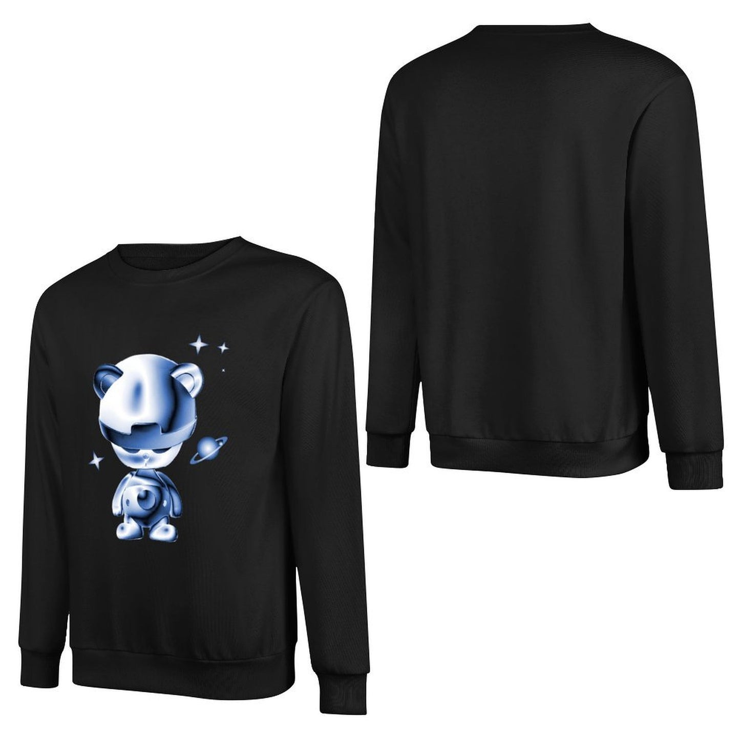 IPIB 250g Crew Neck Long Sleeve Sweatshirt Front GraphicCrew Neck Long Sleeve Sweatshirt6000026-1