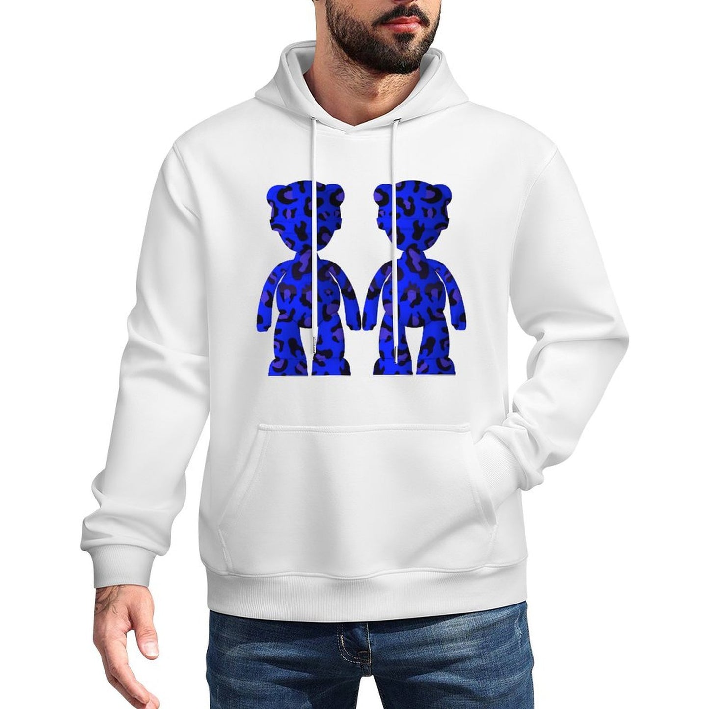 IPIB 250g Hooded Pocket Sweatshirt Front GraphicMen's Hooded  Sweatshirt6000081-4