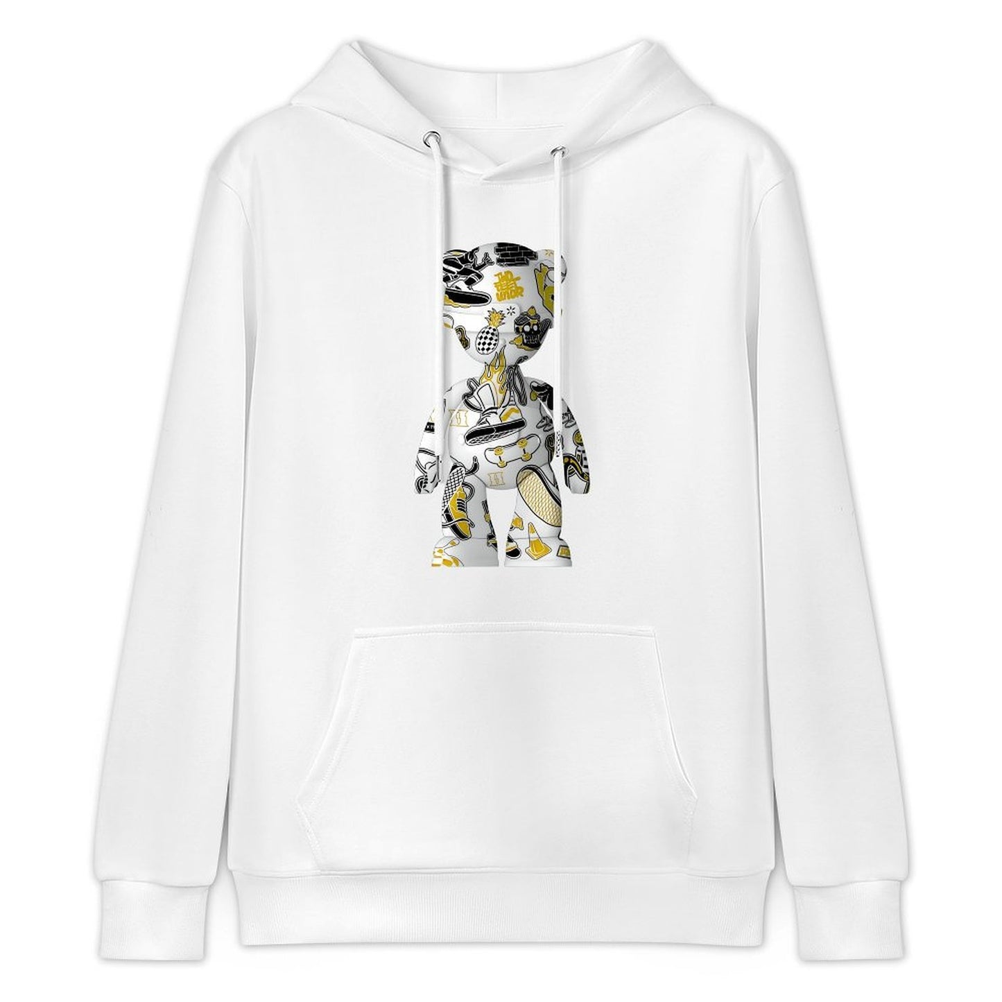 Hoodie Front PatternComfortFit Double-Stitched