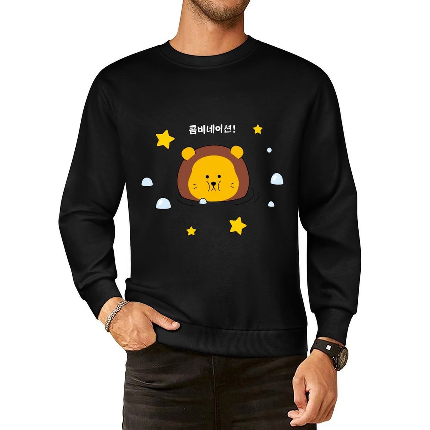 IPBR 250g Crew Neck Long Sleeve Sweatshirt Front GraphicCrew Neck Long Sleeve Sweatshirt4000754