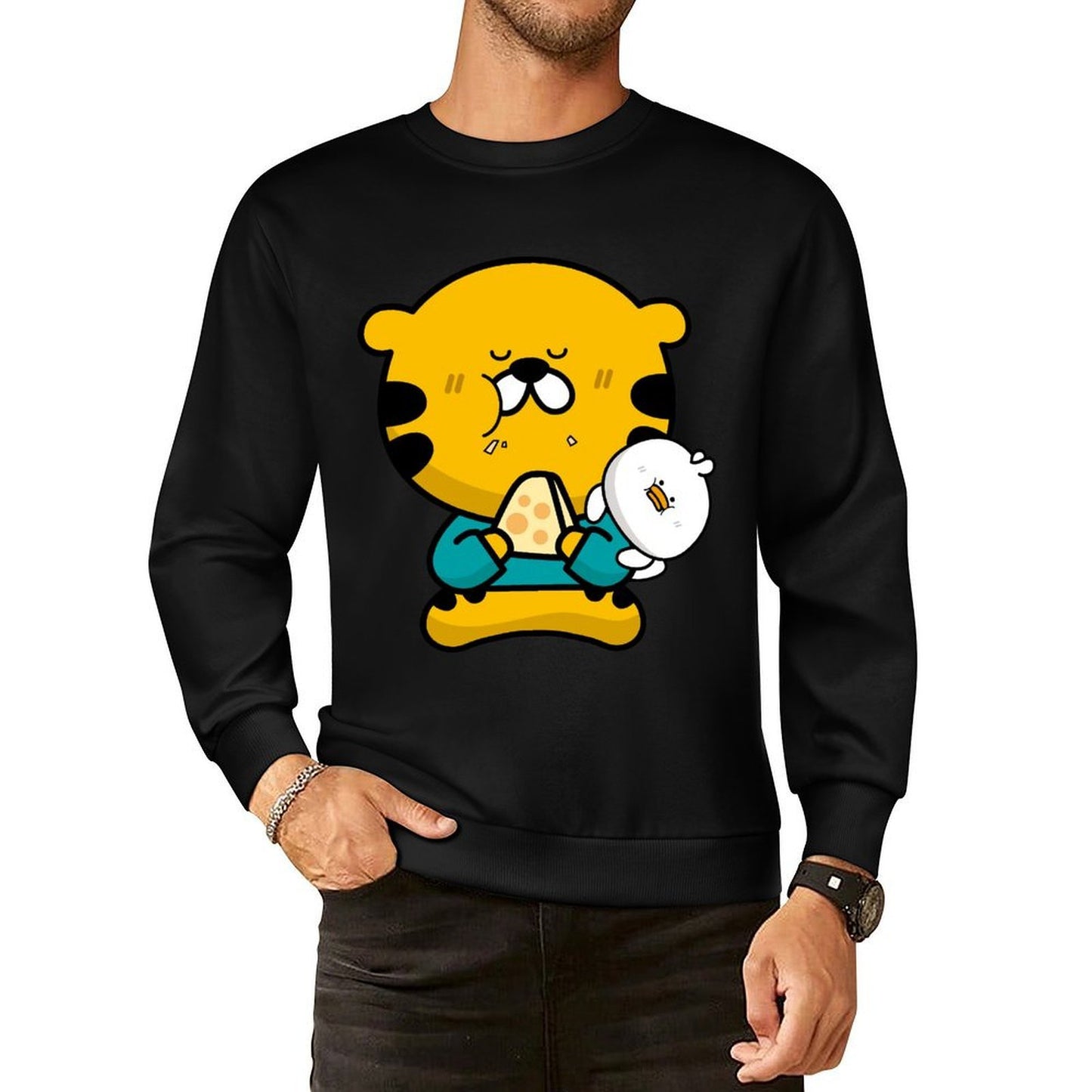 IPBR 250g Crew Neck Long Sleeve Sweatshirt Front GraphicCrew Neck Long Sleeve Sweatshirt4001306