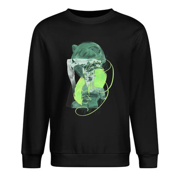Long Sleeve With Front PatternCasual Crew Neck