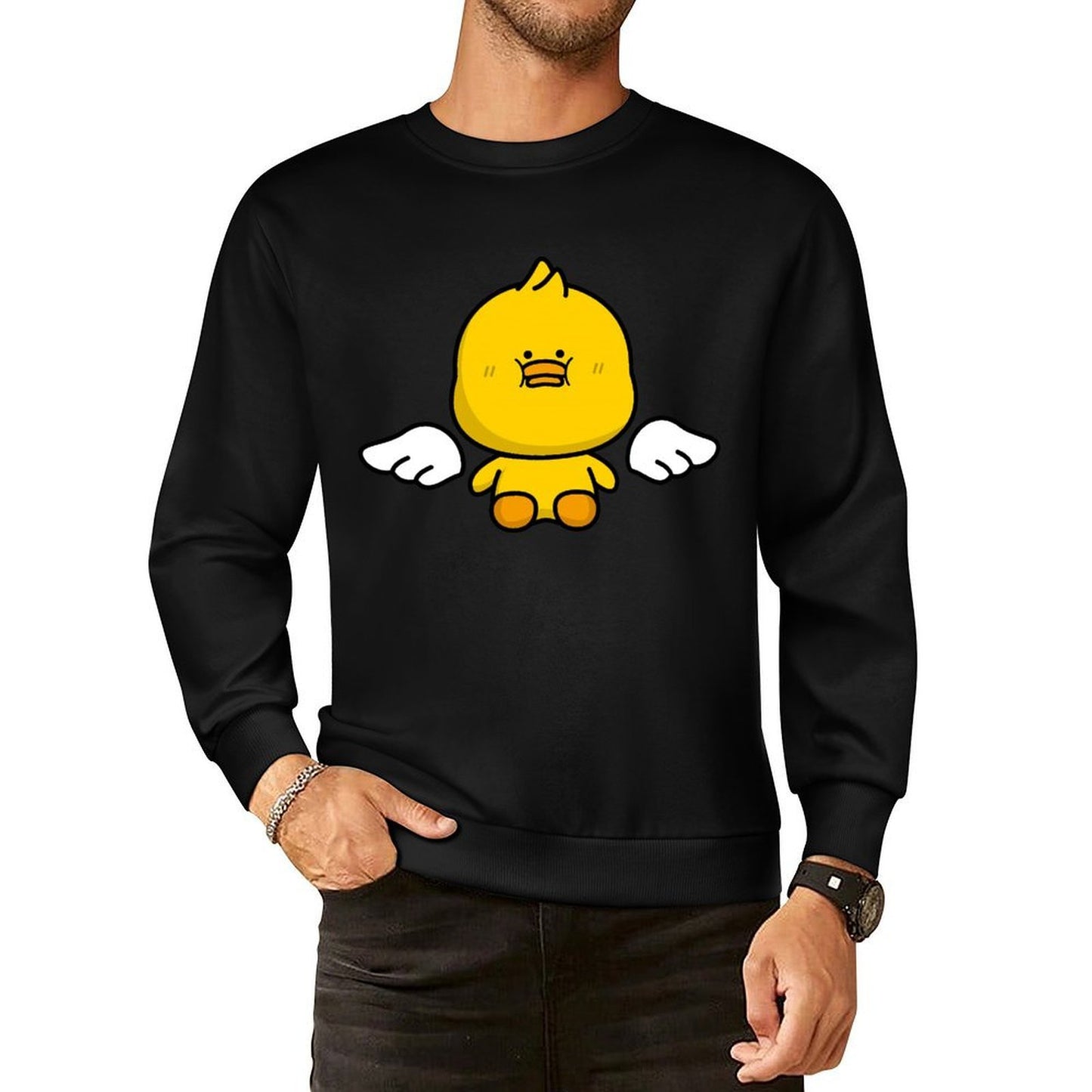 IPBR 250g Crew Neck Long Sleeve Sweatshirt Front GraphicCrew Neck Long Sleeve Sweatshirt4000837