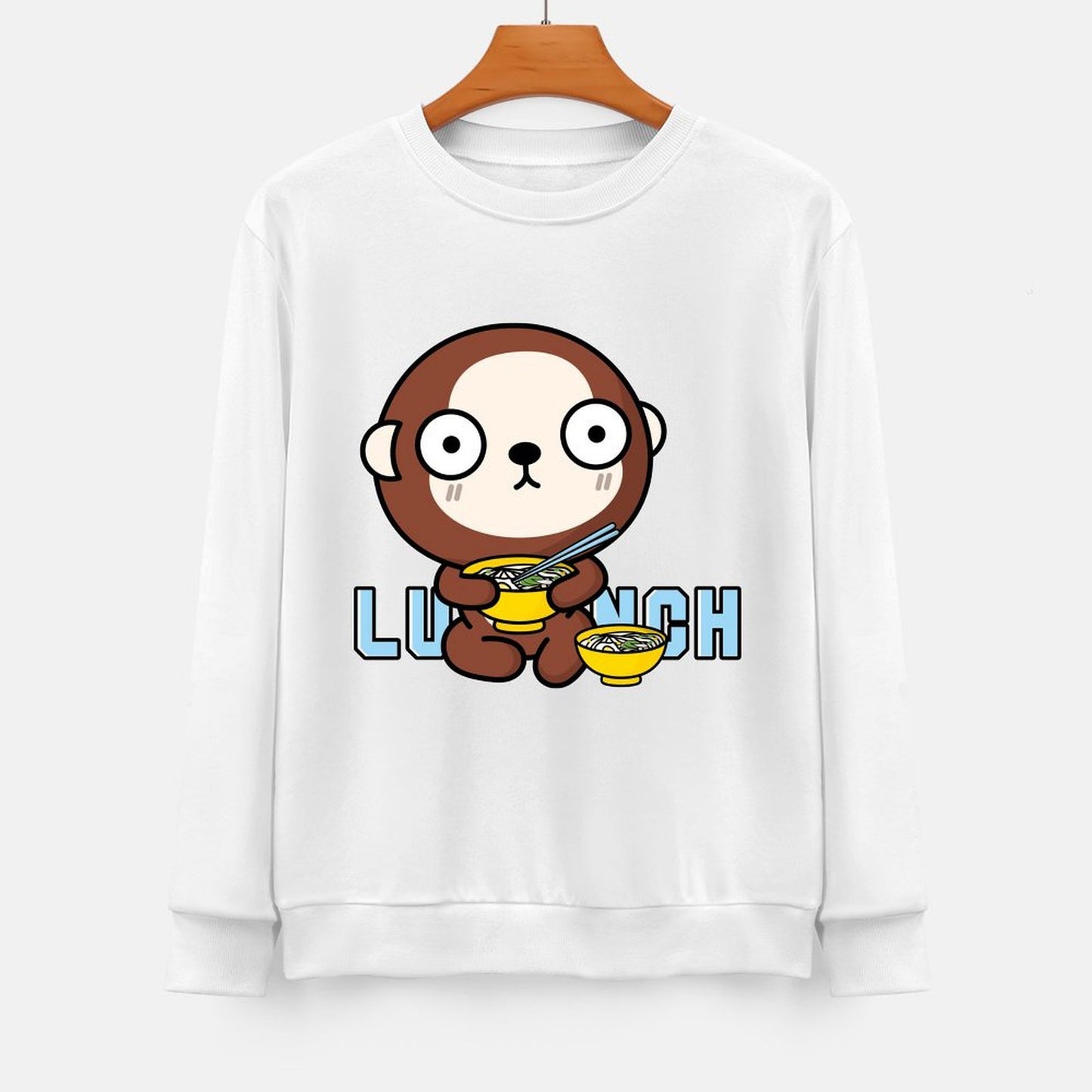 Front Patterned Long Sleeve TopEssential Tear-Resistant