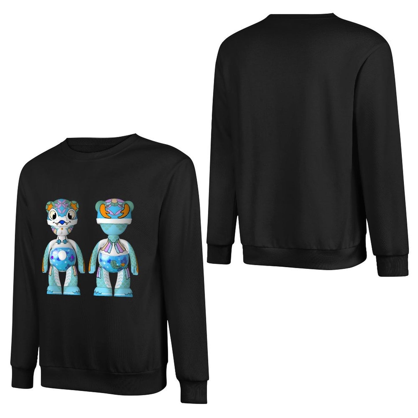 IPIB 250g Crew Neck Long Sleeve Sweatshirt Front GraphicCrew Neck Long Sleeve Sweatshirt6000077-1