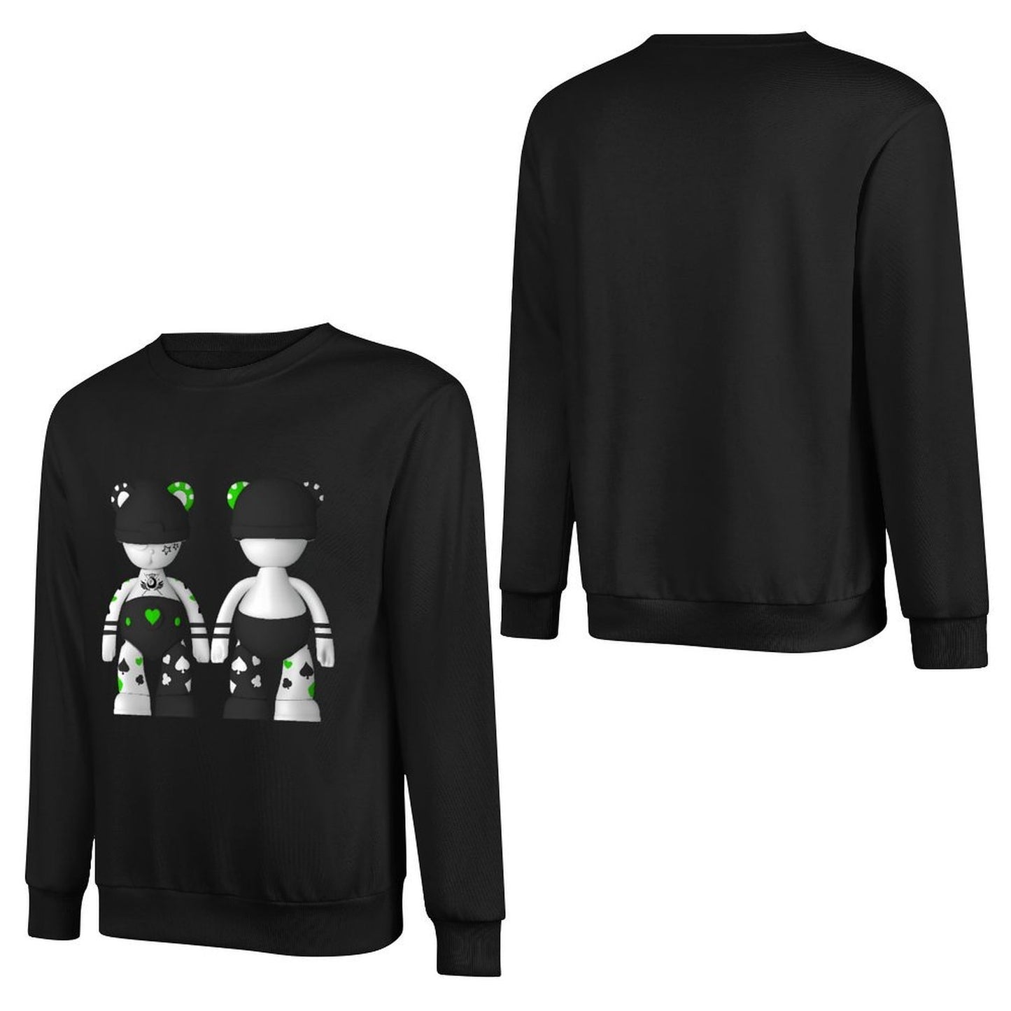 IPIB 250g Crew Neck Long Sleeve Sweatshirt Front GraphicCrew Neck Long Sleeve Sweatshirt6000094-2
