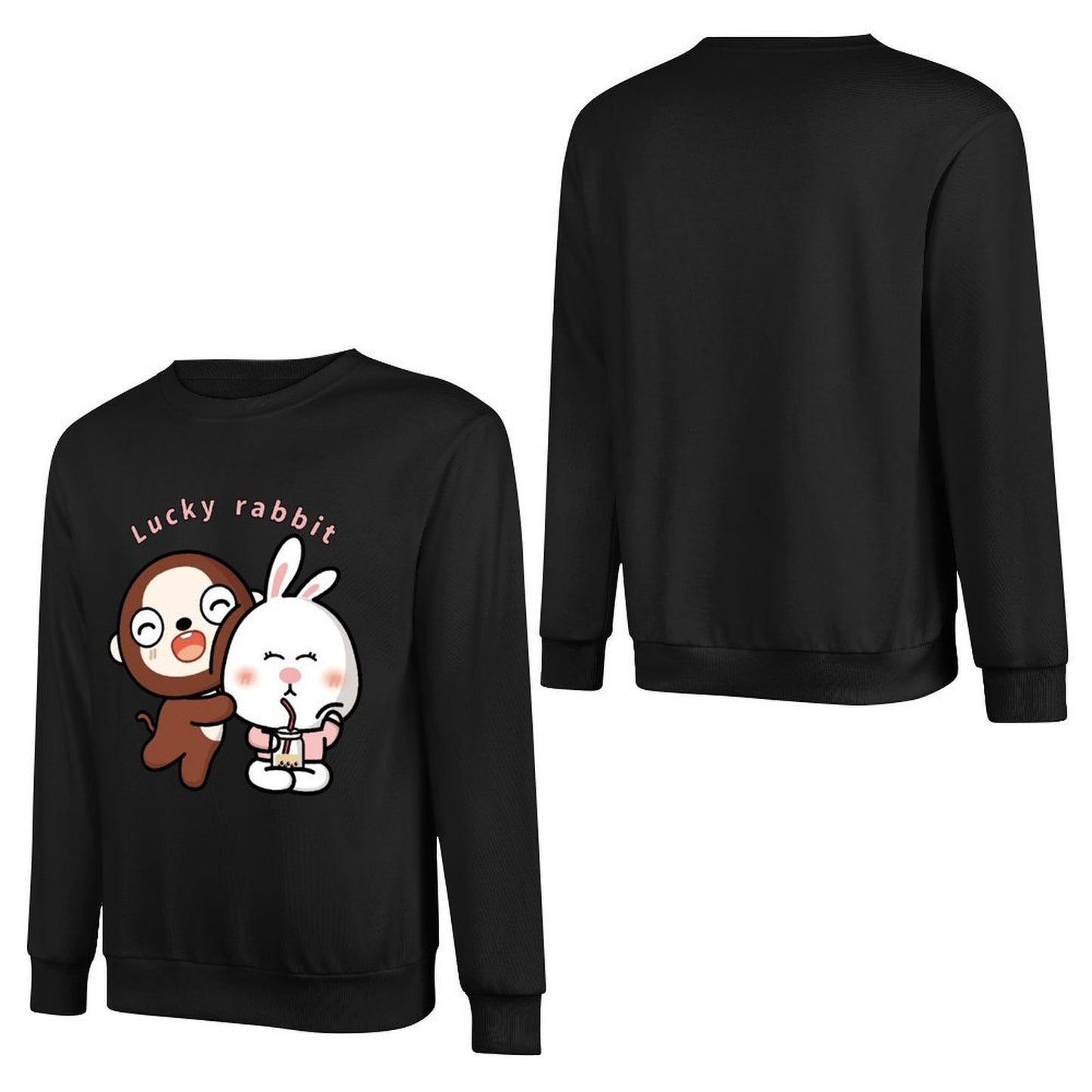 Front Patterned Long Sleeve TopIndoor Soft-Touch