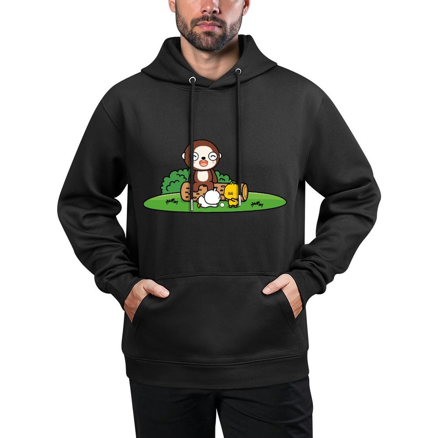 IPBR 250g Hooded Pocket Sweatshirt Front GraphicMen's Hooded  Sweatshirt4003932