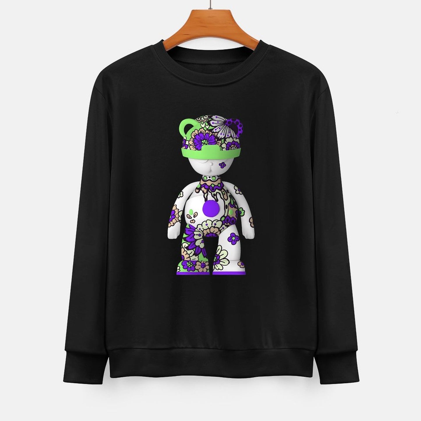 IPIB 250g Crew Neck Long Sleeve Sweatshirt Front GraphicCrew Neck Long Sleeve Sweatshirt6000103-4