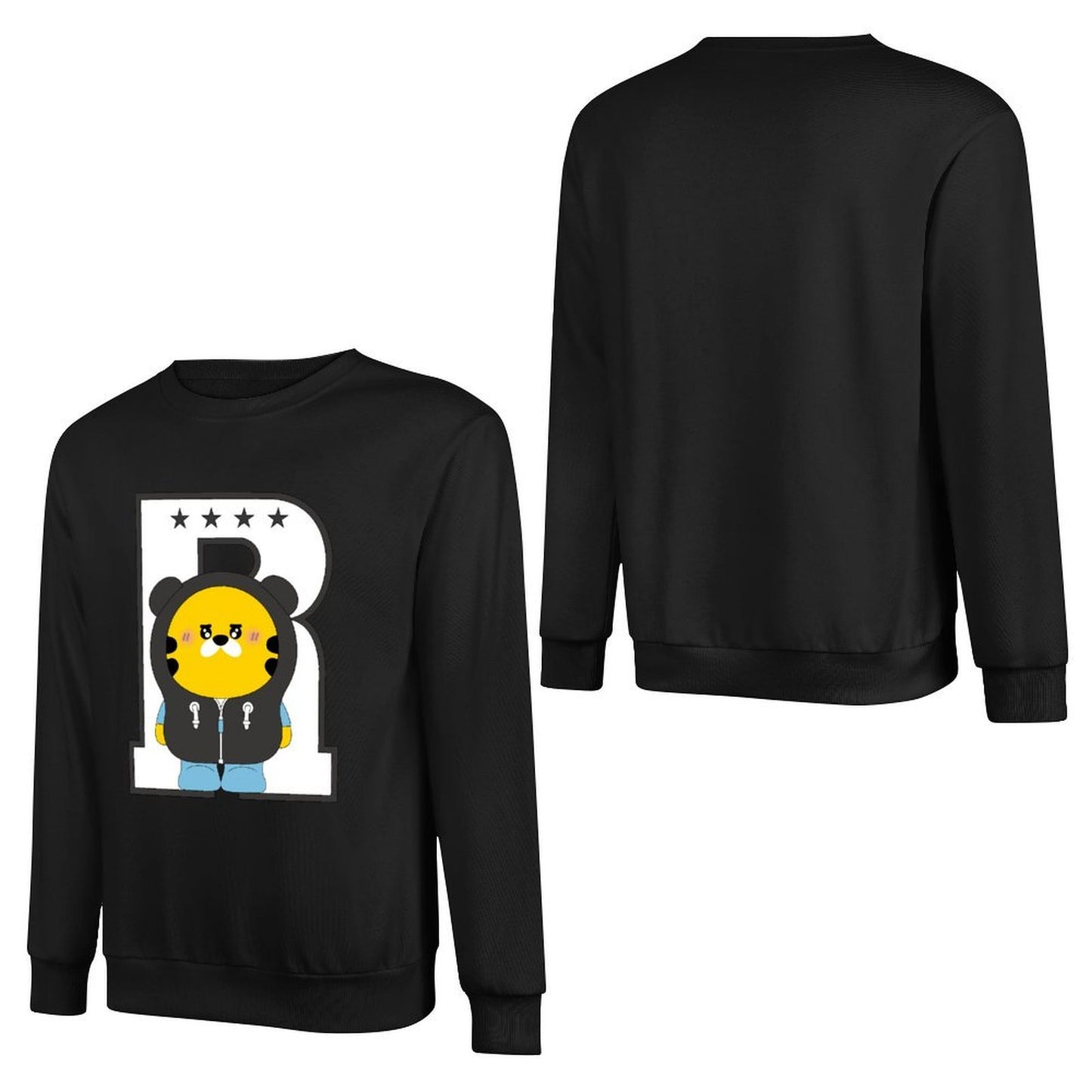 IPBR 250g Crew Neck Long Sleeve Sweatshirt Front GraphicCrew Neck Long Sleeve Sweatshirt4000686
