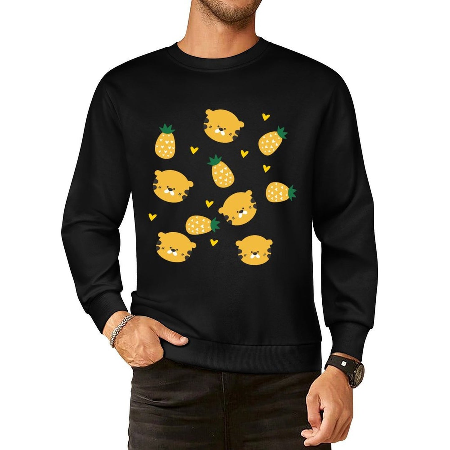 IPBR 250g Crew Neck Long Sleeve Sweatshirt Front GraphicCrew Neck Long Sleeve Sweatshirt4000677