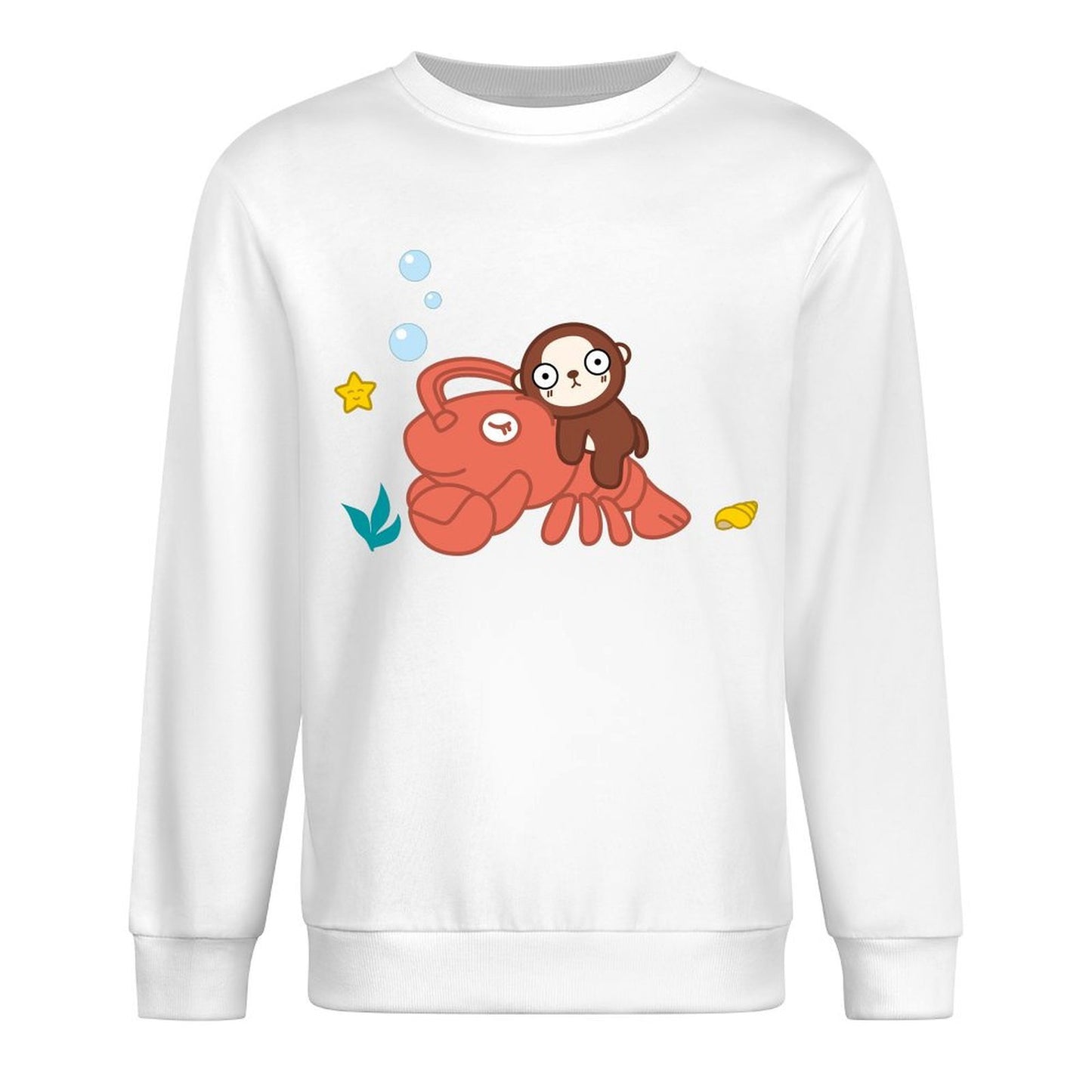 Front Patterned Long Sleeve TopDesign-Your-Own Printing