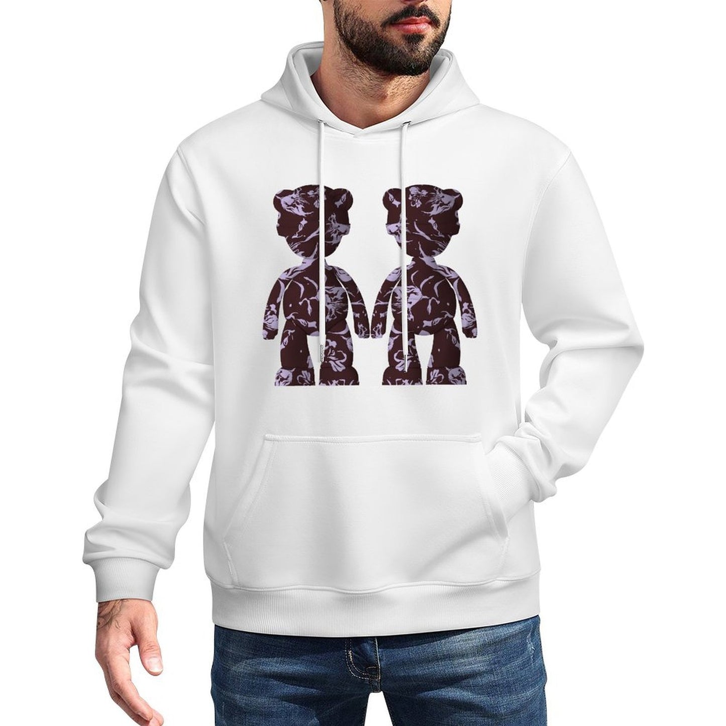 IPIB 250g Hooded Pocket Sweatshirt Front GraphicMen's Hooded  Sweatshirt6000083-2