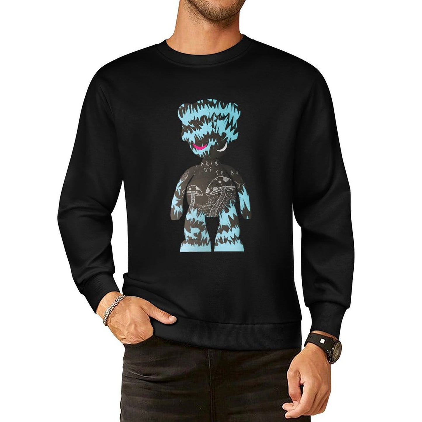IPIB 250g Crew Neck Long Sleeve Sweatshirt Front GraphicCrew Neck Long Sleeve Sweatshirt6000132-4