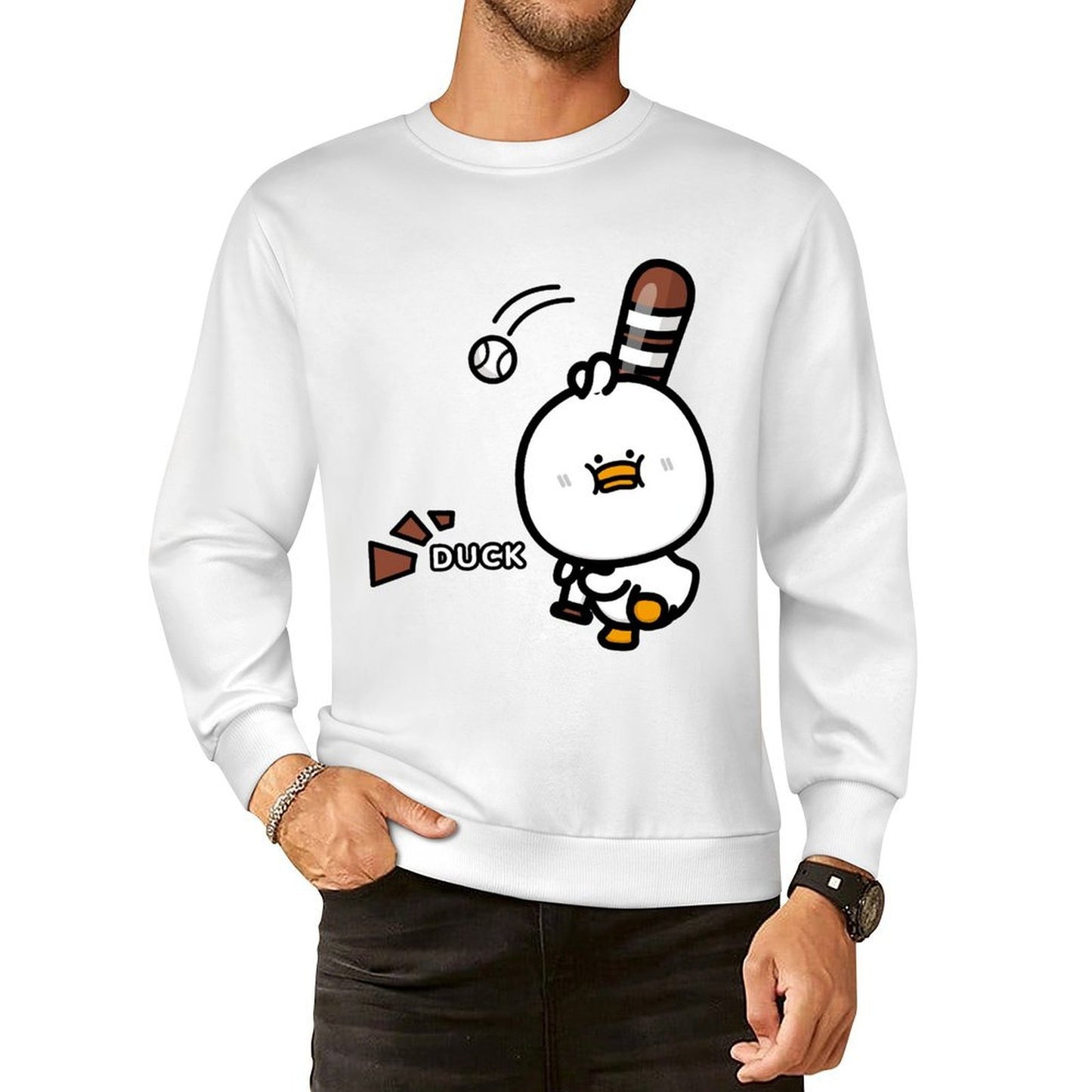 Front Patterned Long Sleeve TopLifestyle SoftTouch