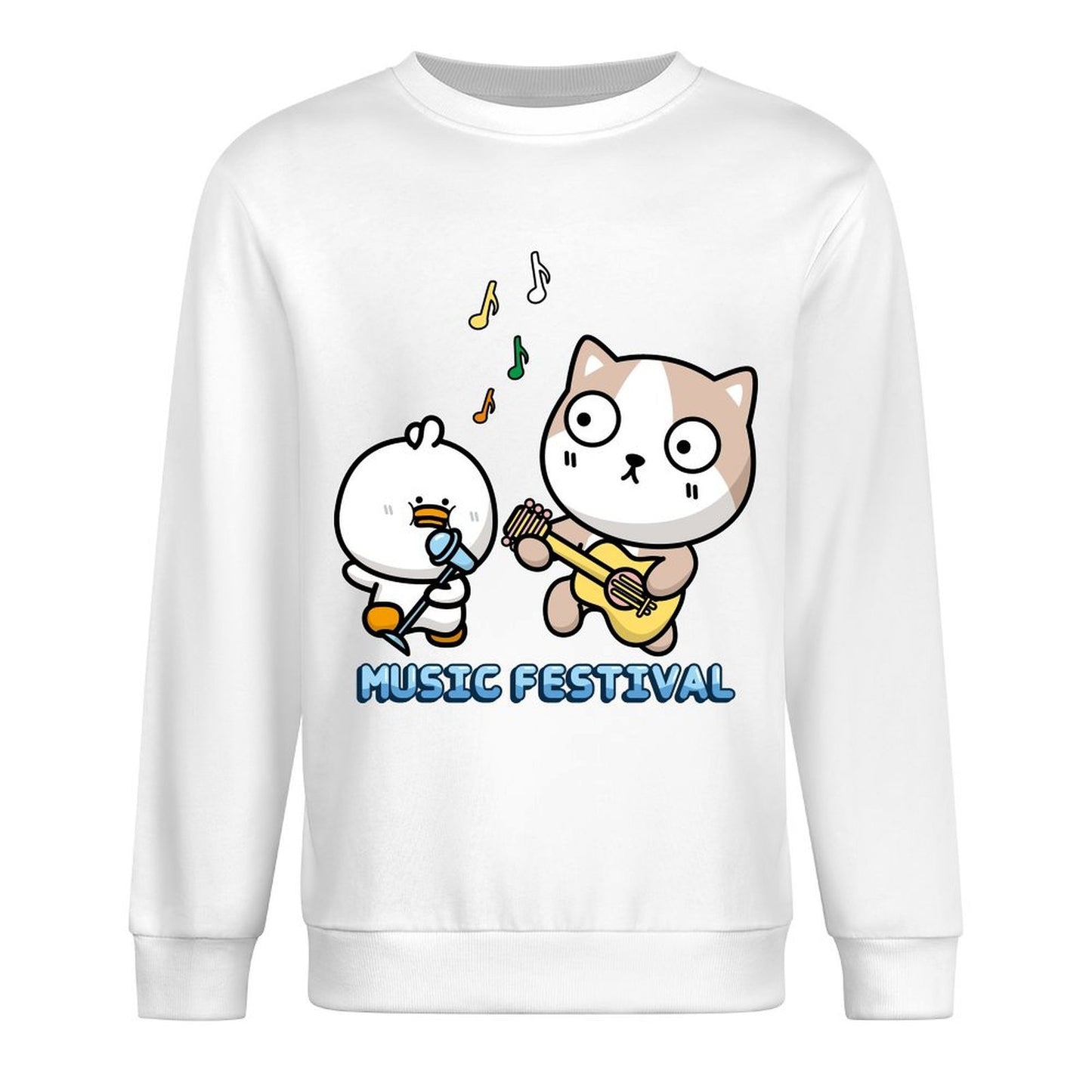 Front Patterned Long Sleeve TopSmooth Minimal