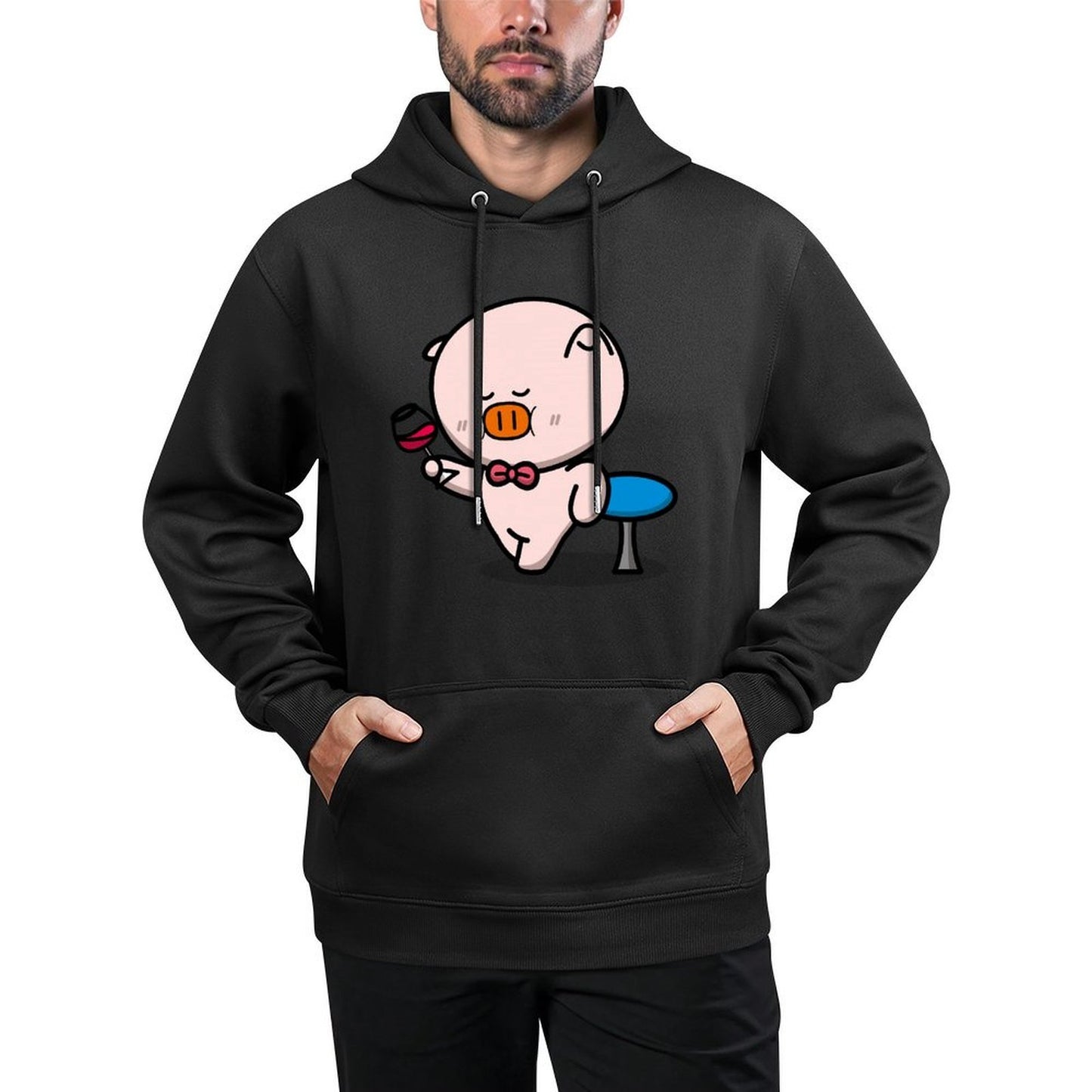 IPBR 250g Hooded Pocket Sweatshirt Front GraphicMen's Hooded  Sweatshirt4000268