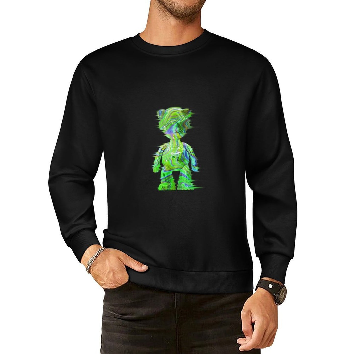 IPIB 250g Crew Neck Long Sleeve Sweatshirt Front GraphicCrew Neck Long Sleeve Sweatshirt6000007-6