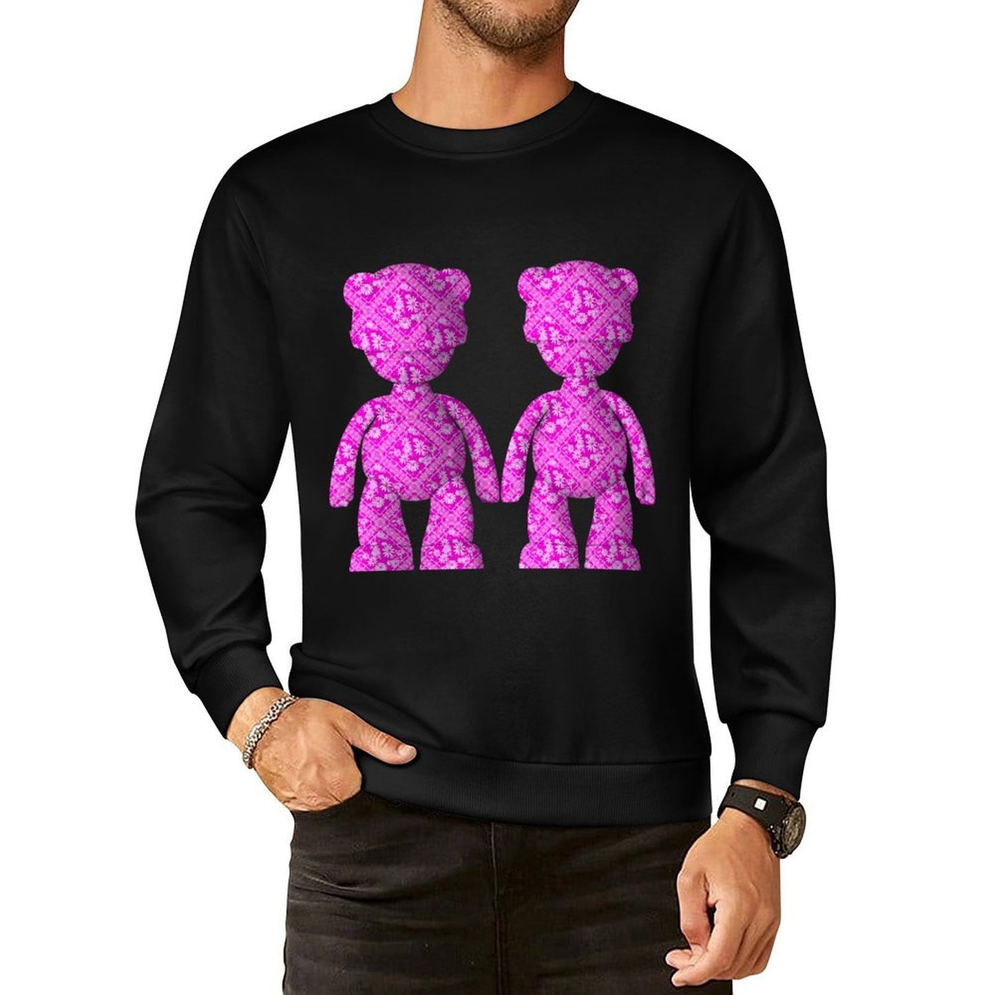 IPIB 250g Crew Neck Long Sleeve Sweatshirt Front GraphicCrew Neck Long Sleeve Sweatshirt6000147-2