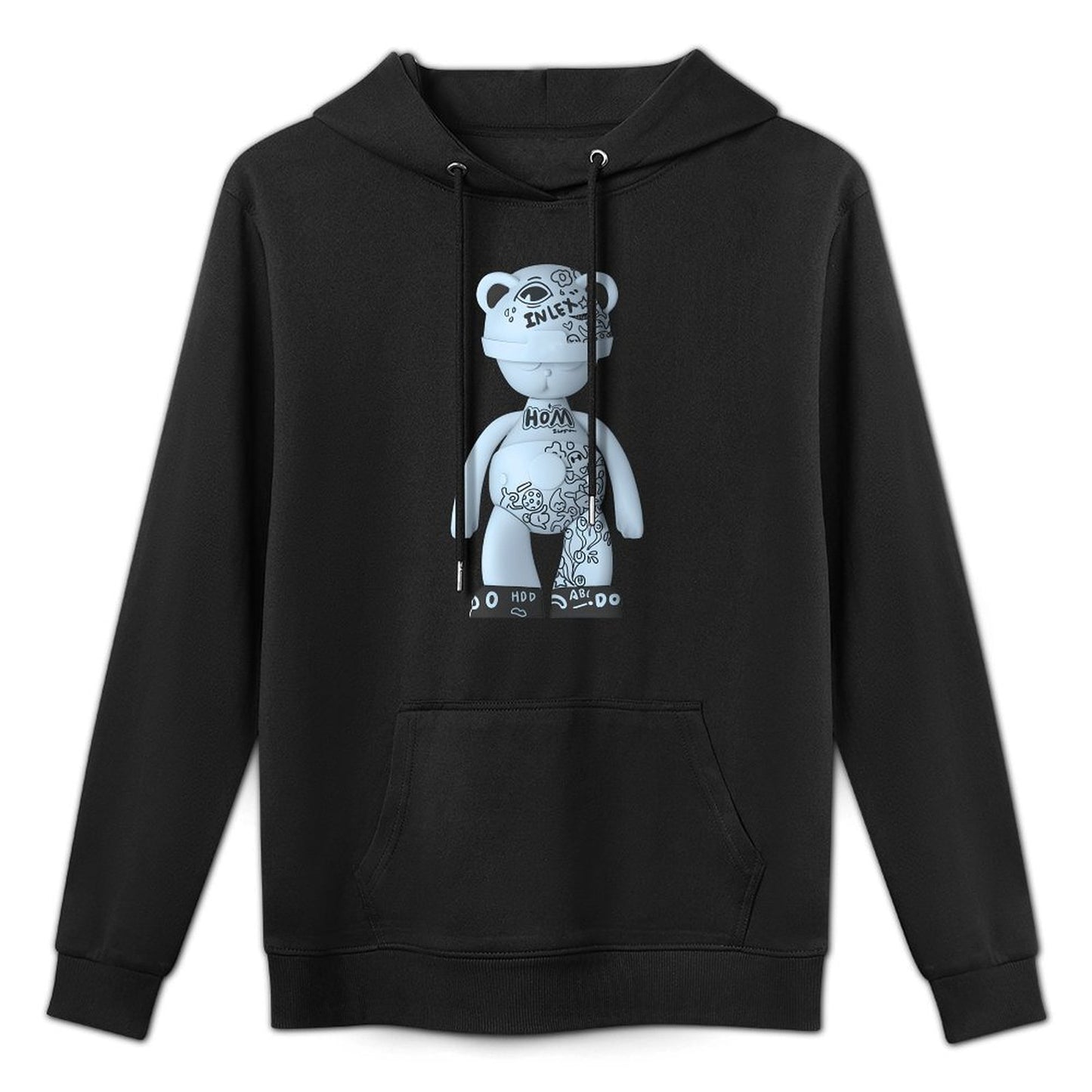 IPIB 250g Hooded Pocket Sweatshirt Front GraphicMen's Hooded  Sweatshirt6000109-1
