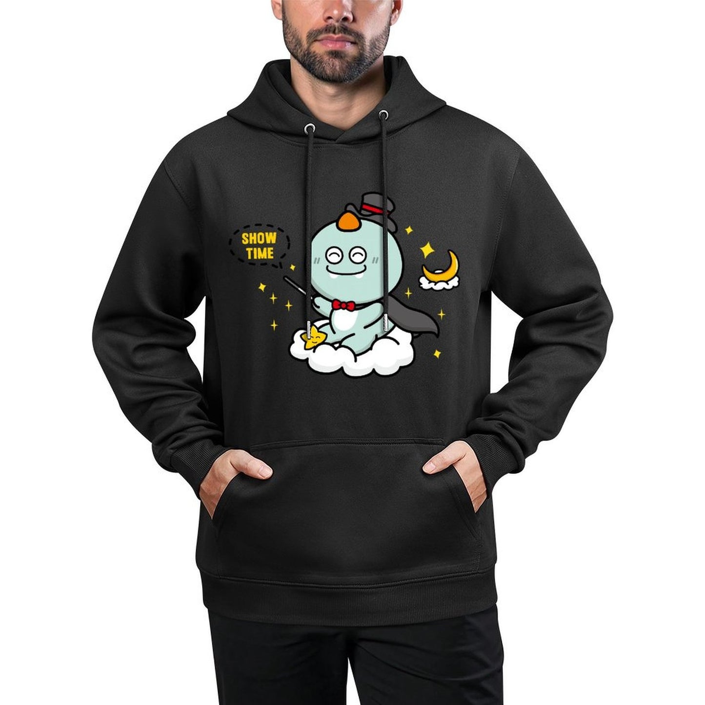 IPBR 250g Hooded Pocket Sweatshirt Front GraphicMen's Hooded  Sweatshirt4001396