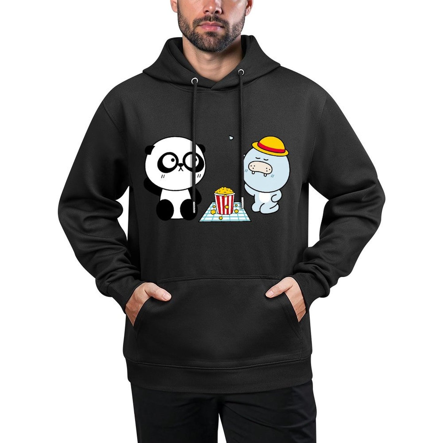 IPBR 250g Hooded Pocket Sweatshirt Front GraphicMen's Hooded  Sweatshirt4000800