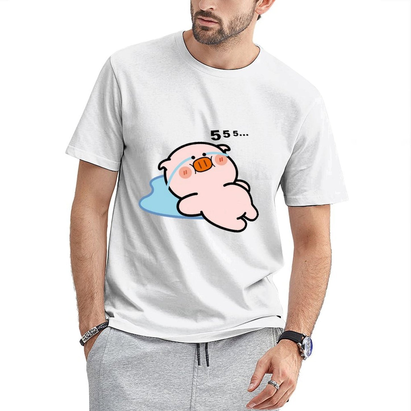 ComfortFit ActiveWear Front Graphic T-shirt