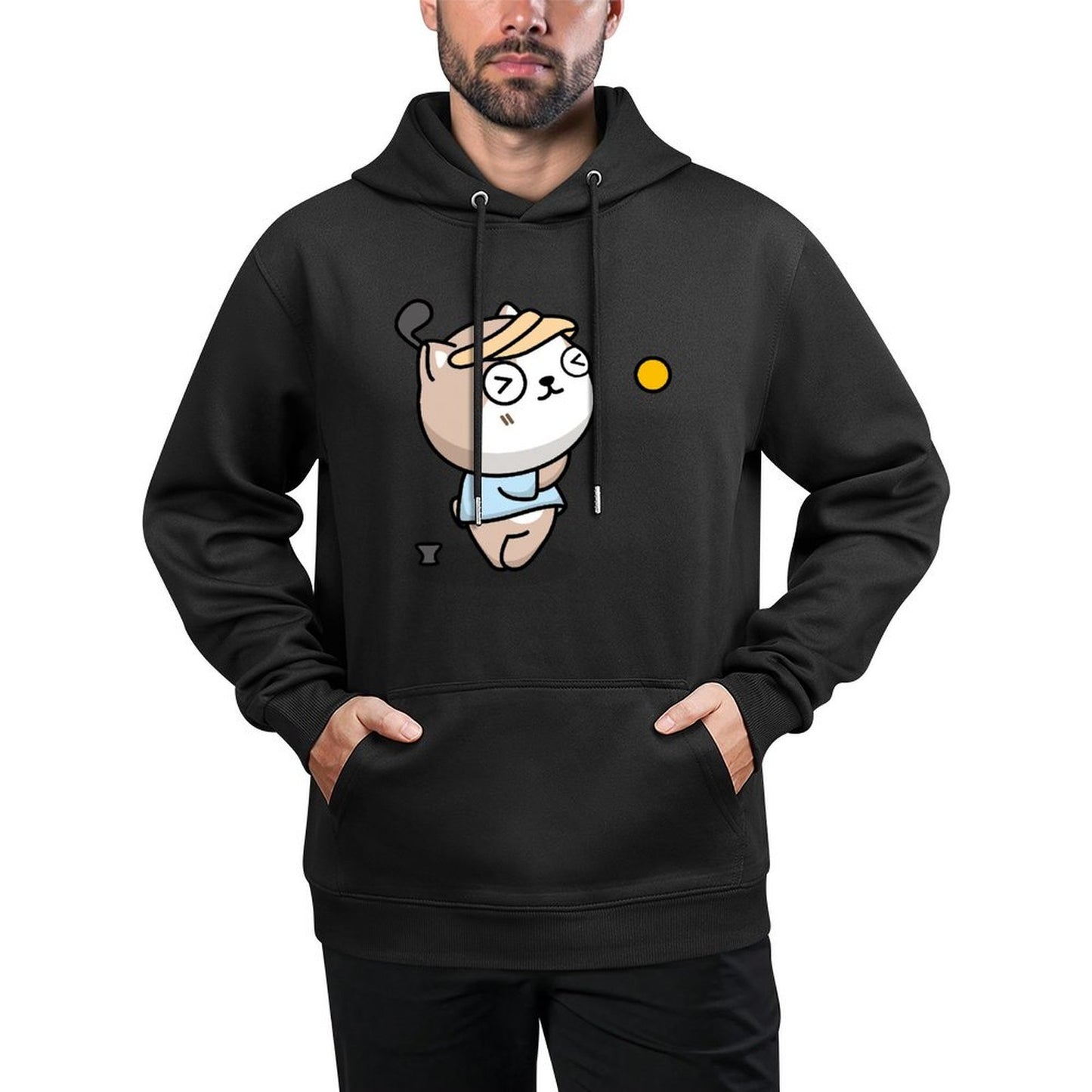 IPBR 250g Hooded Pocket Sweatshirt Front GraphicMen's Hooded  Sweatshirt4000115