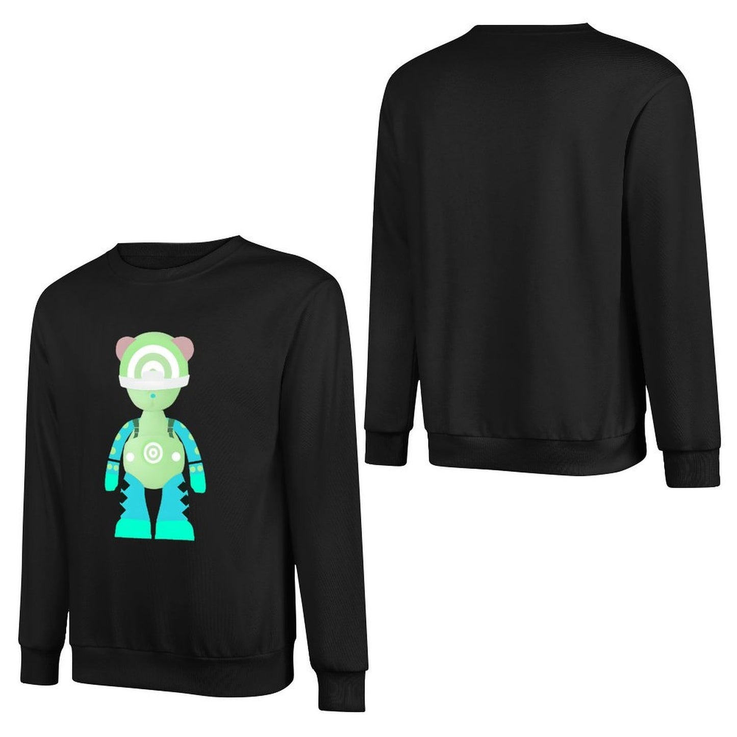 IPIB 250g Crew Neck Long Sleeve Sweatshirt Front GraphicCrew Neck Long Sleeve Sweatshirt6000134-2
