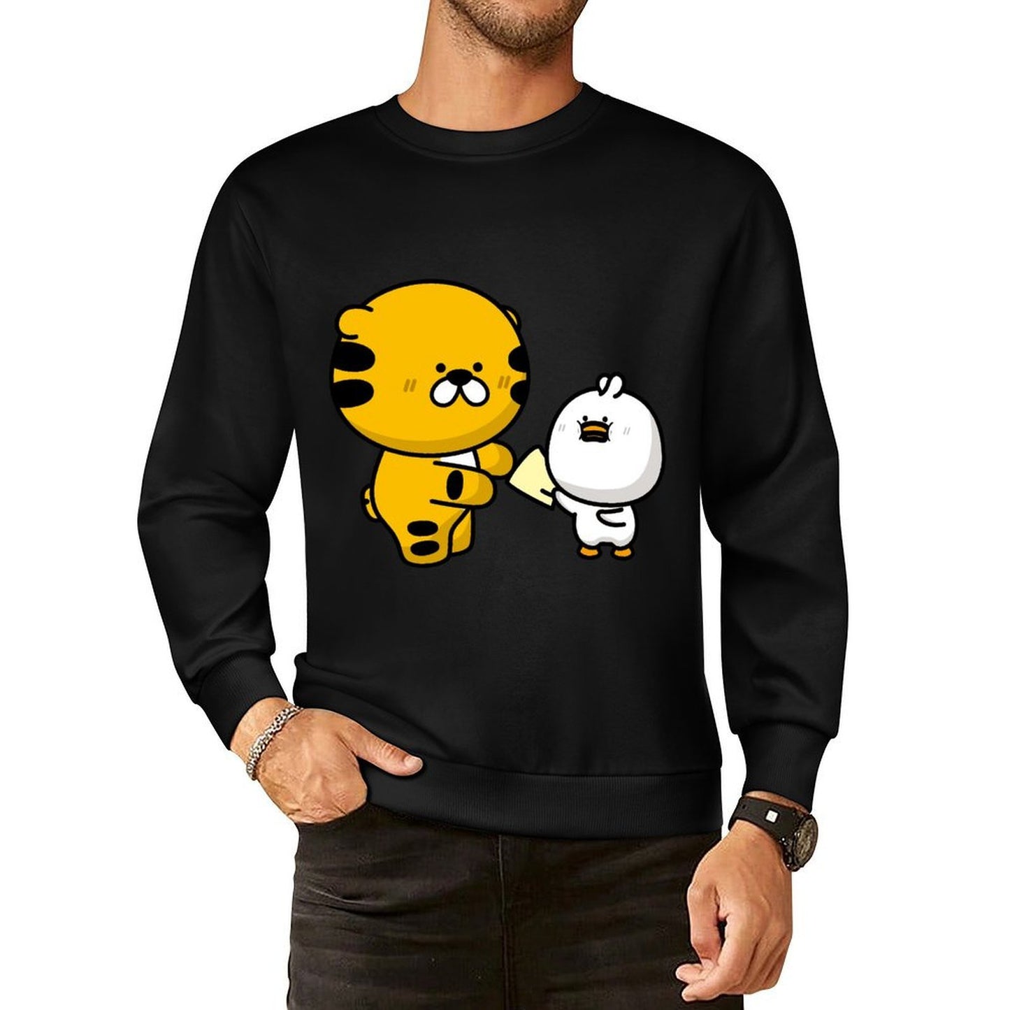 IPBR 250g Crew Neck Long Sleeve Sweatshirt Front GraphicCrew Neck Long Sleeve Sweatshirt4000014