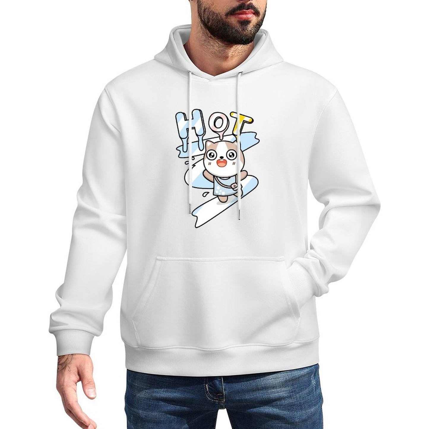 IPBR 250g Hooded Pocket Sweatshirt Front GraphicMen's Hooded  Sweatshirt4001531