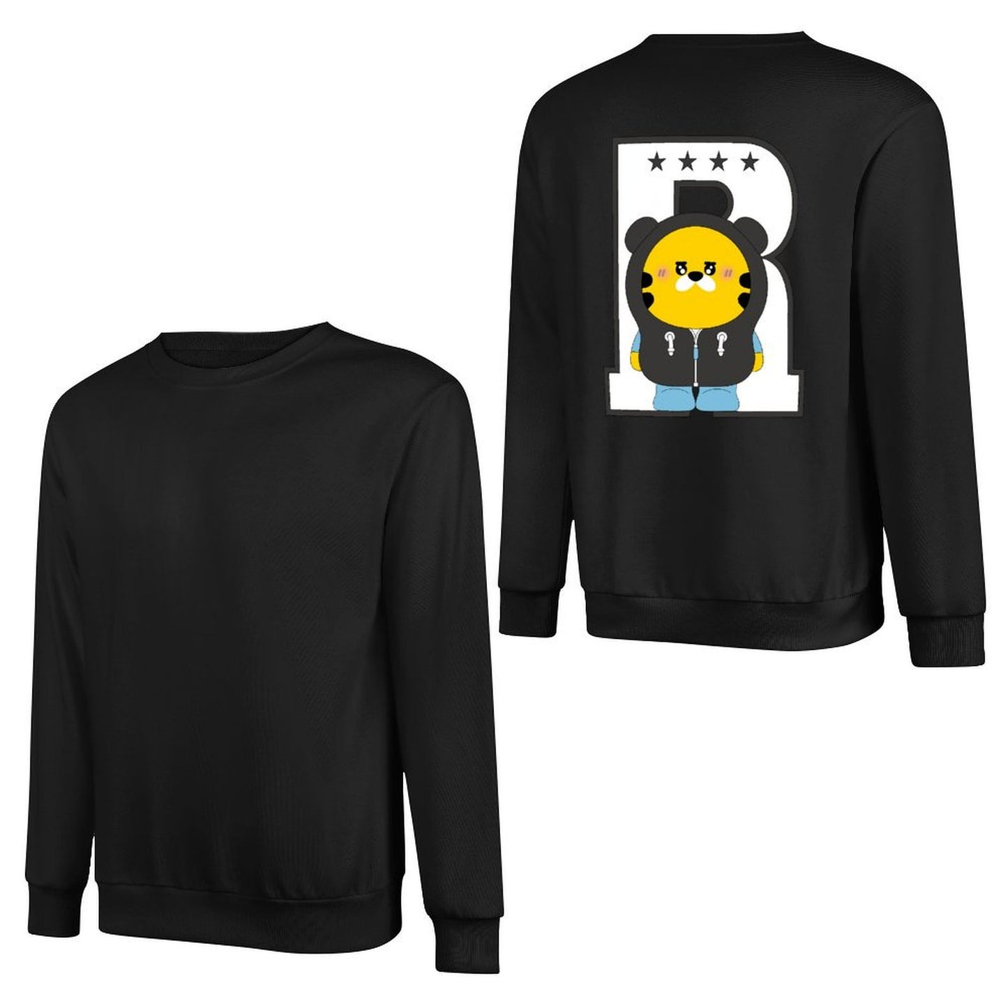Crew Neck Long Sleeve Sweatshirt 4000686