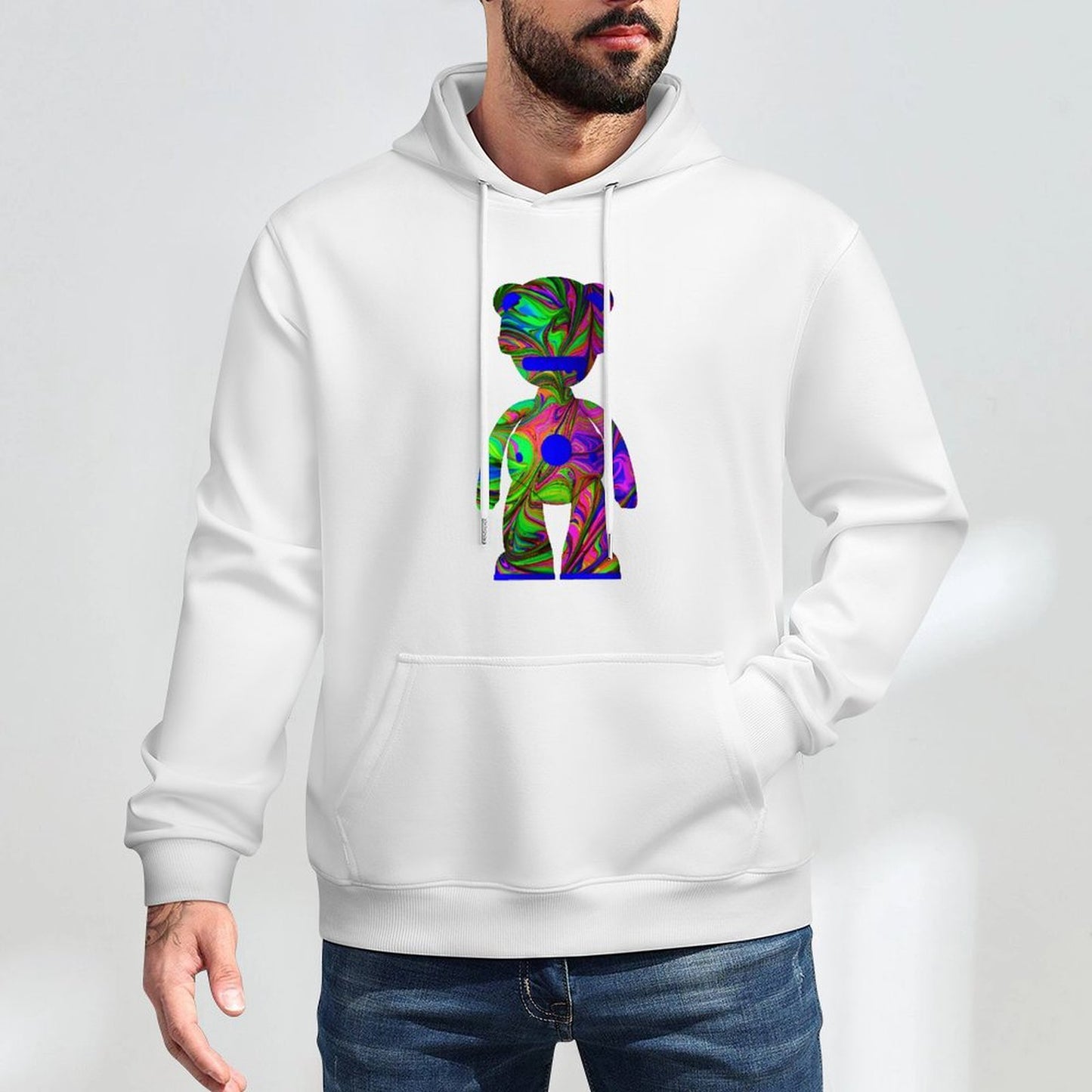 Hoodie Front PatternPrint-Ready Pure