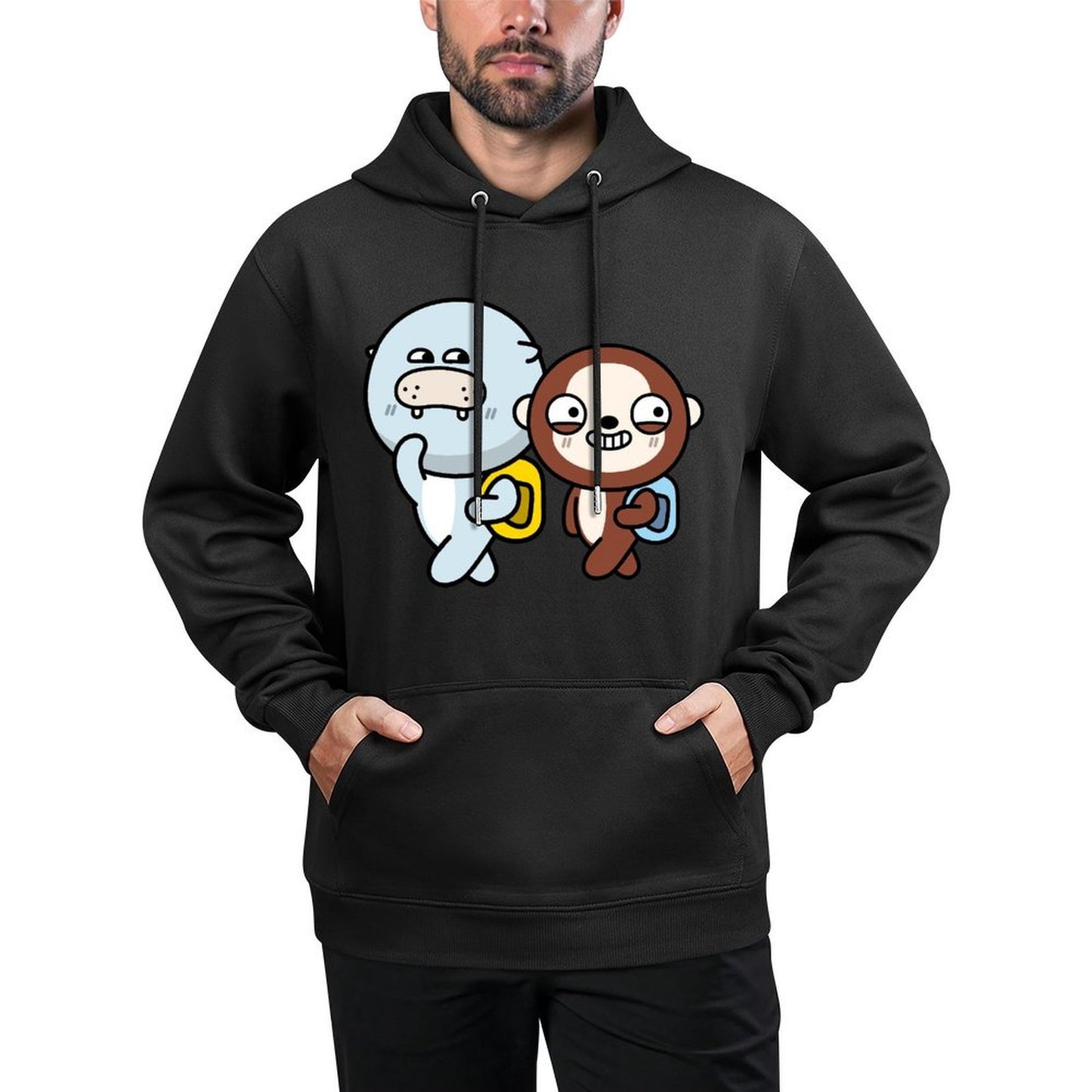 IPBR 250g Hooded Pocket Sweatshirt Front GraphicMen's Hooded  Sweatshirt4001264