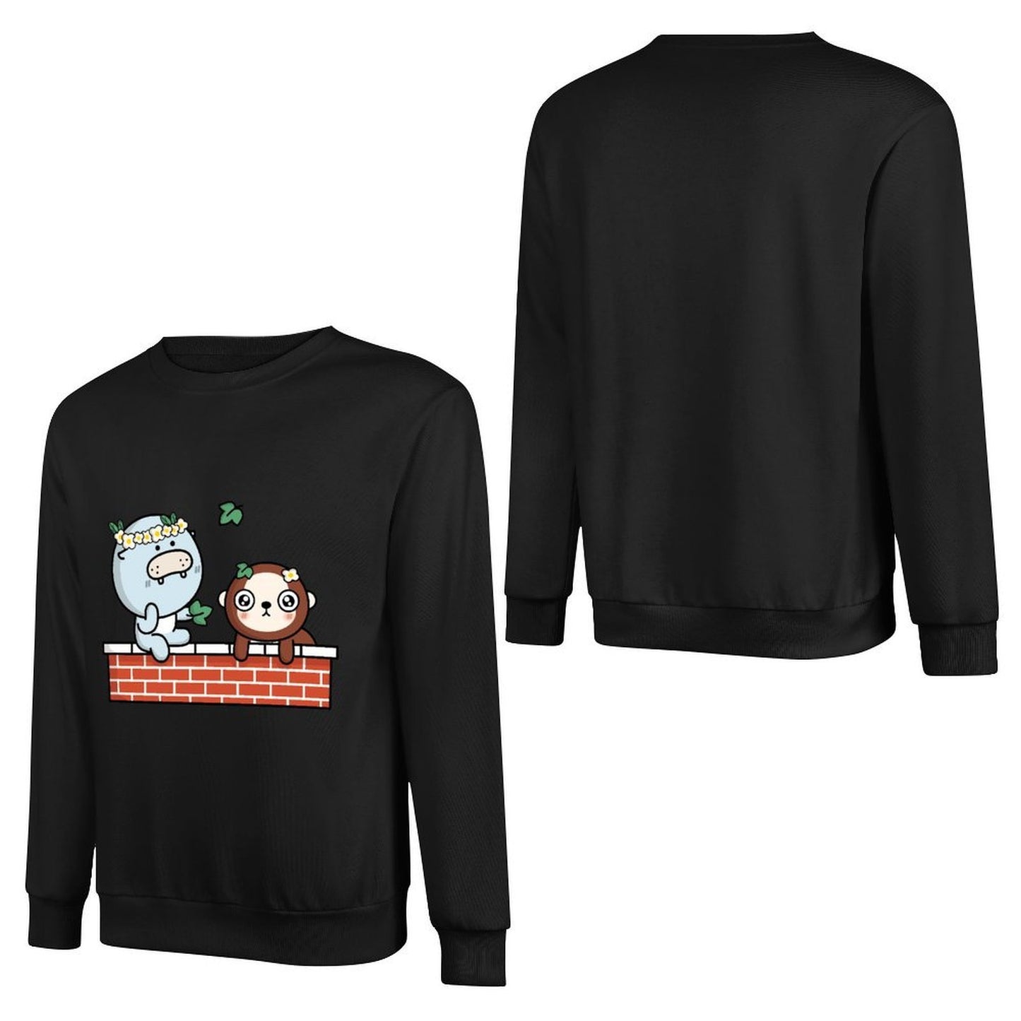 IPBR 250g Crew Neck Long Sleeve Sweatshirt Front GraphicCrew Neck Long Sleeve Sweatshirt4000883