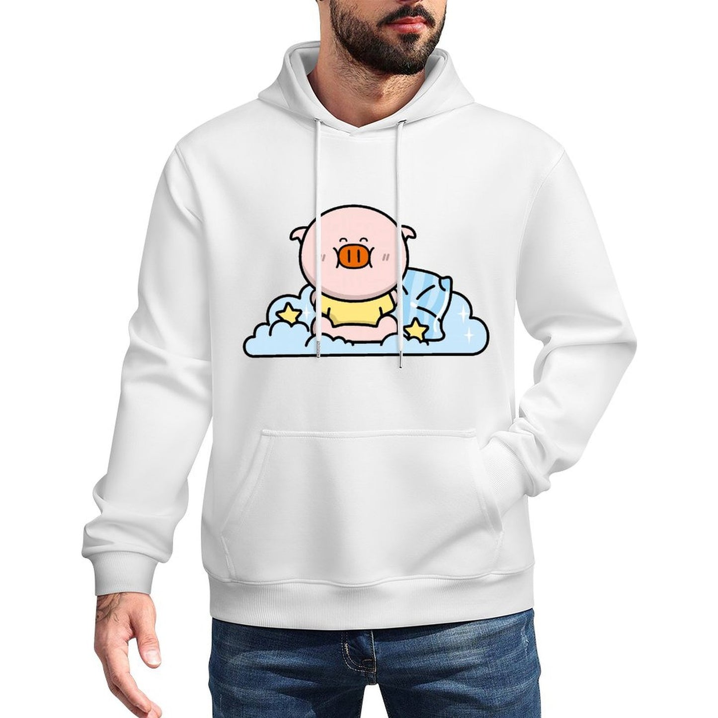 IPBR 250g Hooded Pocket Sweatshirt Front GraphicMen's Hooded  Sweatshirt4001392