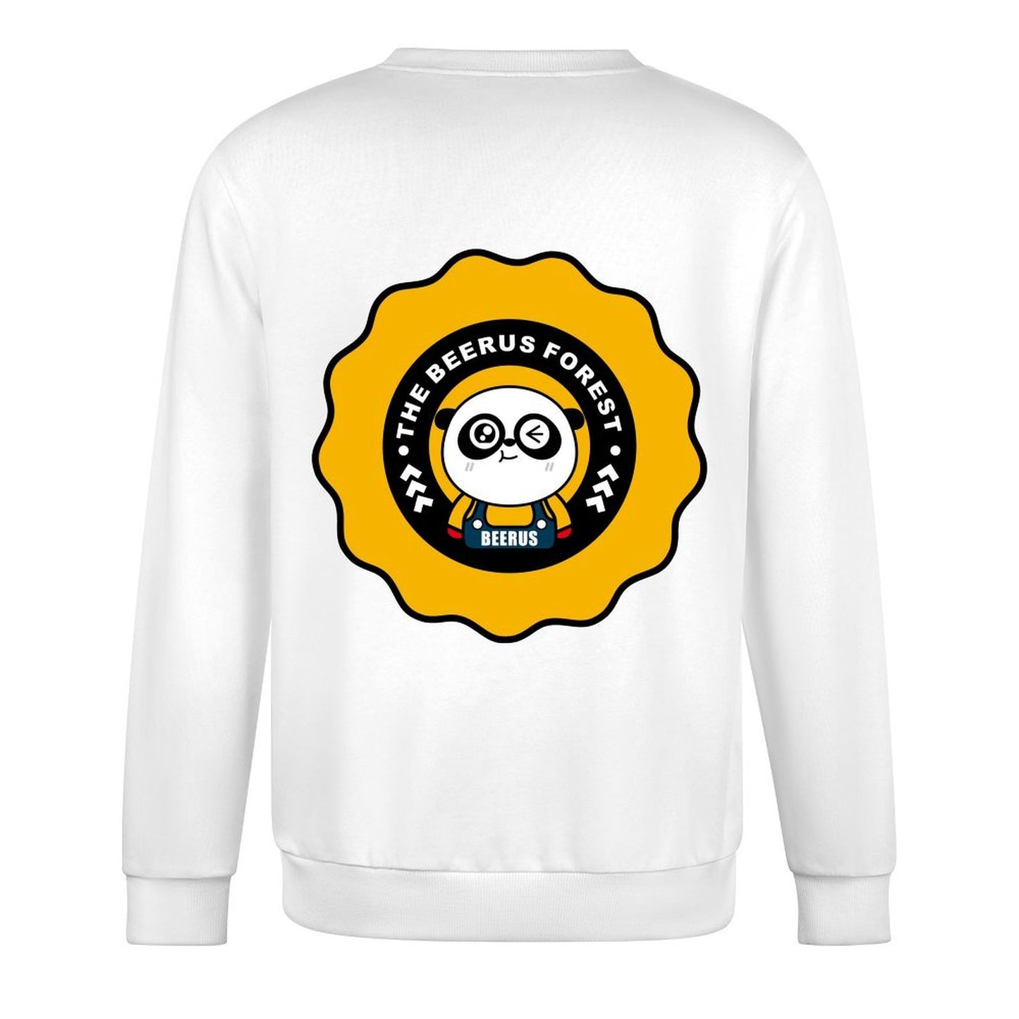 Long-sleeved crew neck sweatshirtDouble-Stitched Refined Long Sleeve