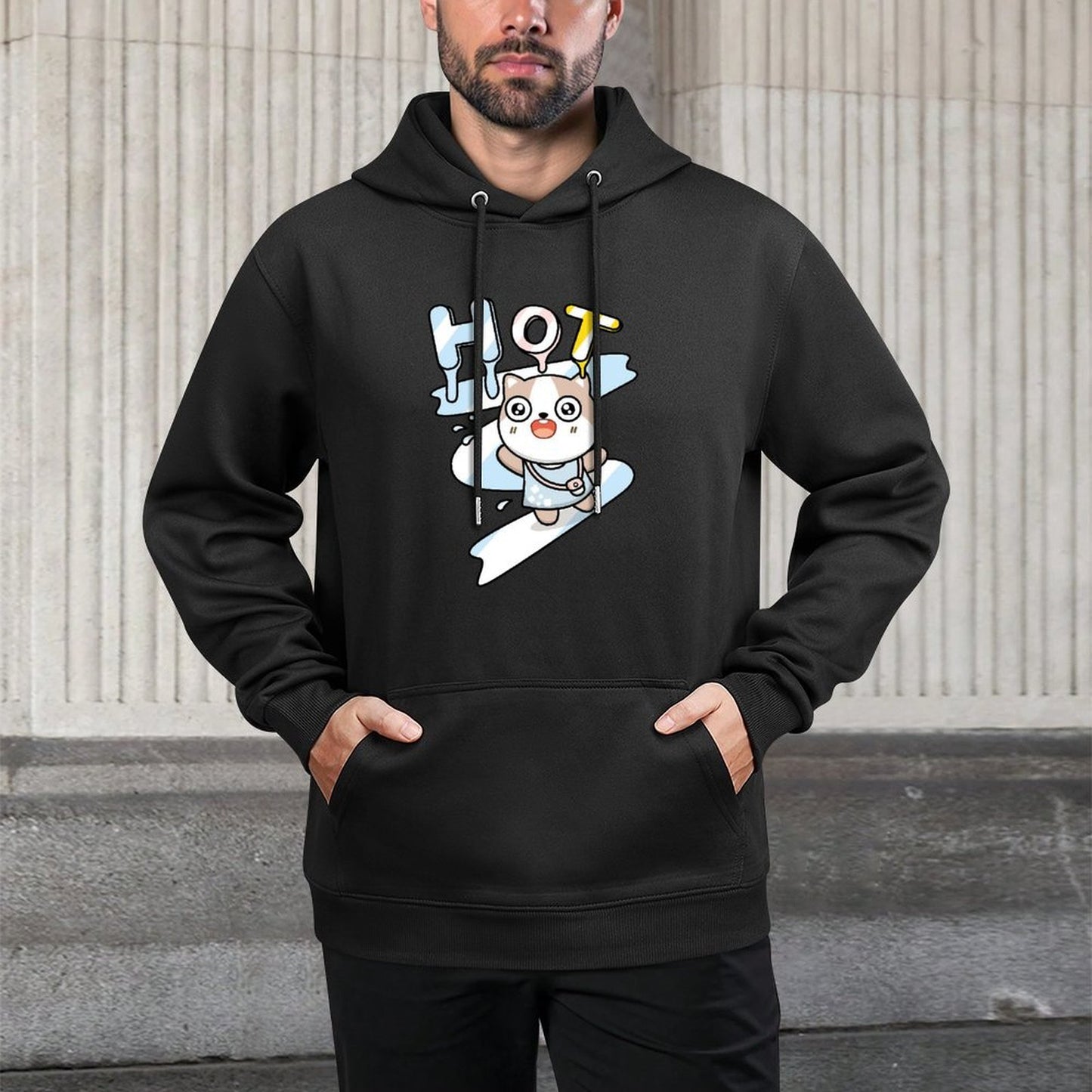 IPBR 250g Hooded Pocket Sweatshirt Front GraphicMen's Hooded  Sweatshirt4003911