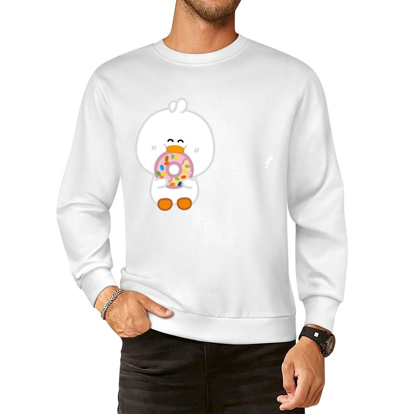 Front Patterned Long Sleeve TopEverydayWear EverydayFit