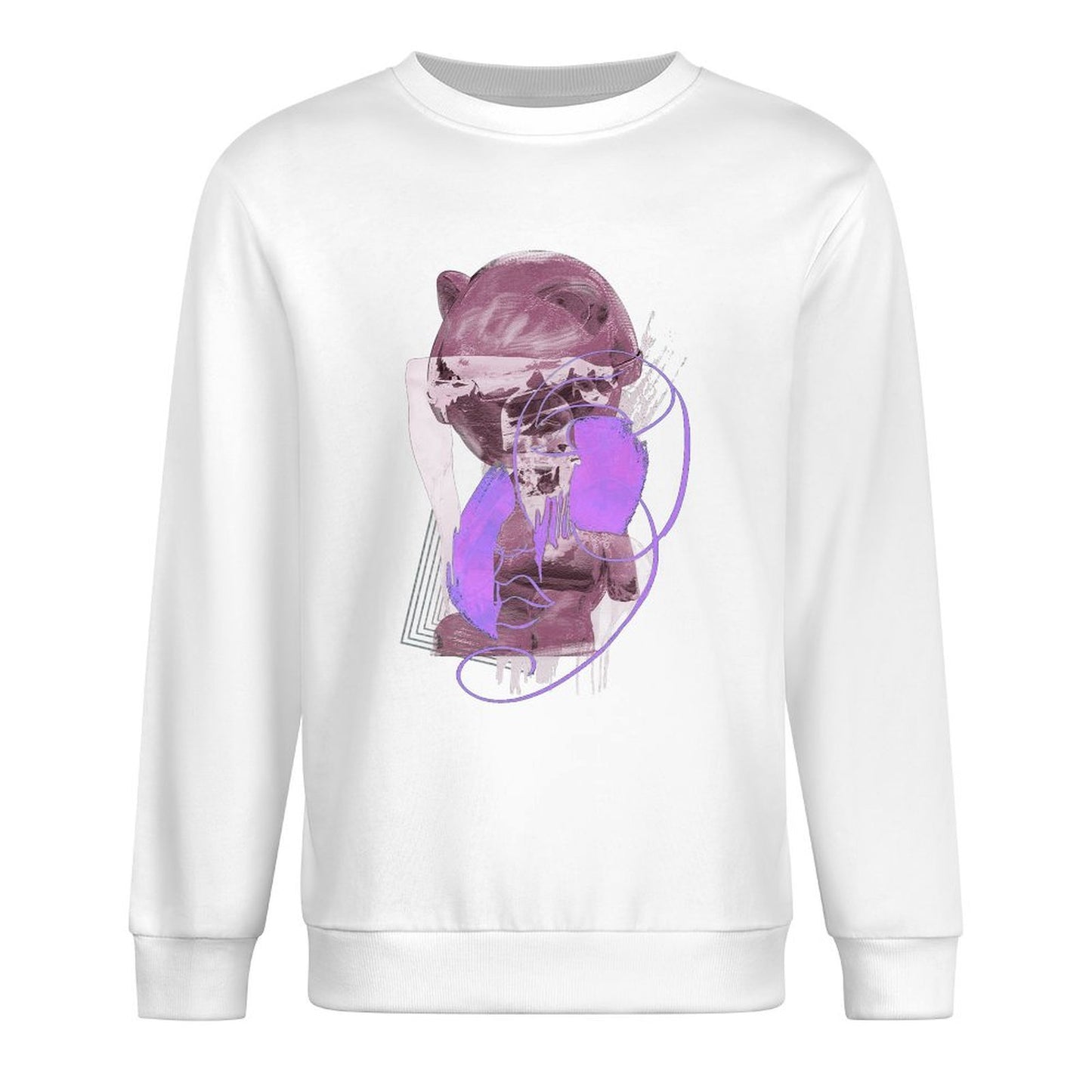 IPIB 250g Crew Neck Long Sleeve Sweatshirt Front GraphicCrew Neck Long Sleeve Sweatshirt6000019-1