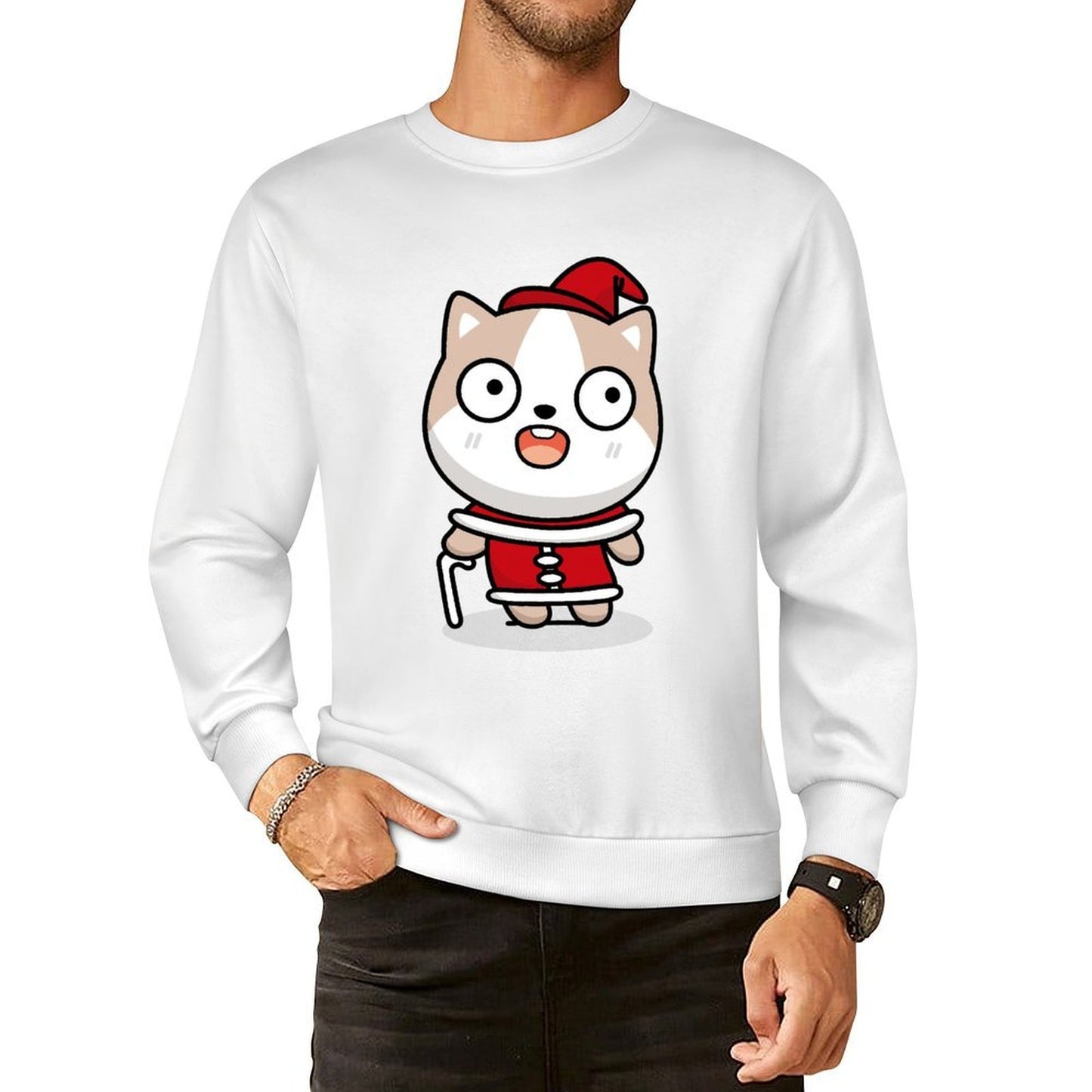 Front Patterned Long Sleeve TopYearRound StreetFit