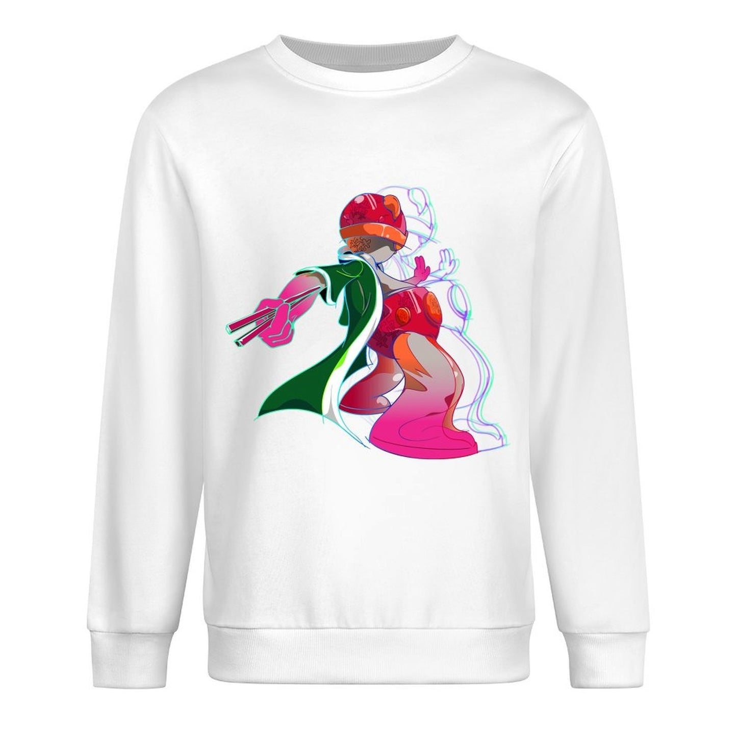 IPIB 250g Crew Neck Long Sleeve Sweatshirt Front GraphicCrew Neck Long Sleeve Sweatshirt6000009-4