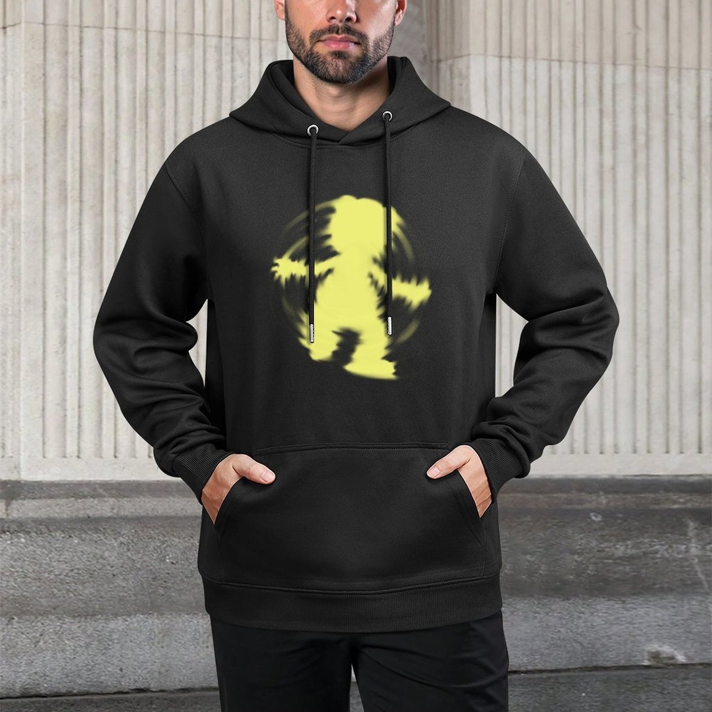 IPIB 250g Hooded Pocket Sweatshirt Front GraphicMen's Hooded  Sweatshirt6000005-7