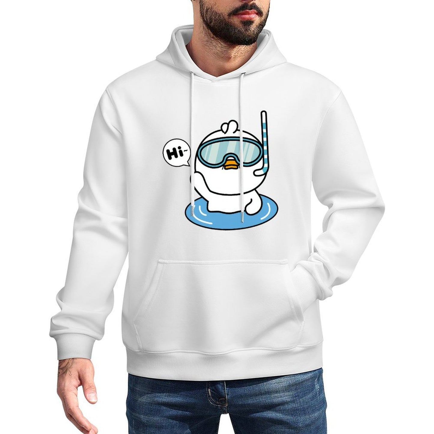 IPBR 250g Hooded Pocket Sweatshirt Front GraphicMen's Hooded  Sweatshirt4001048