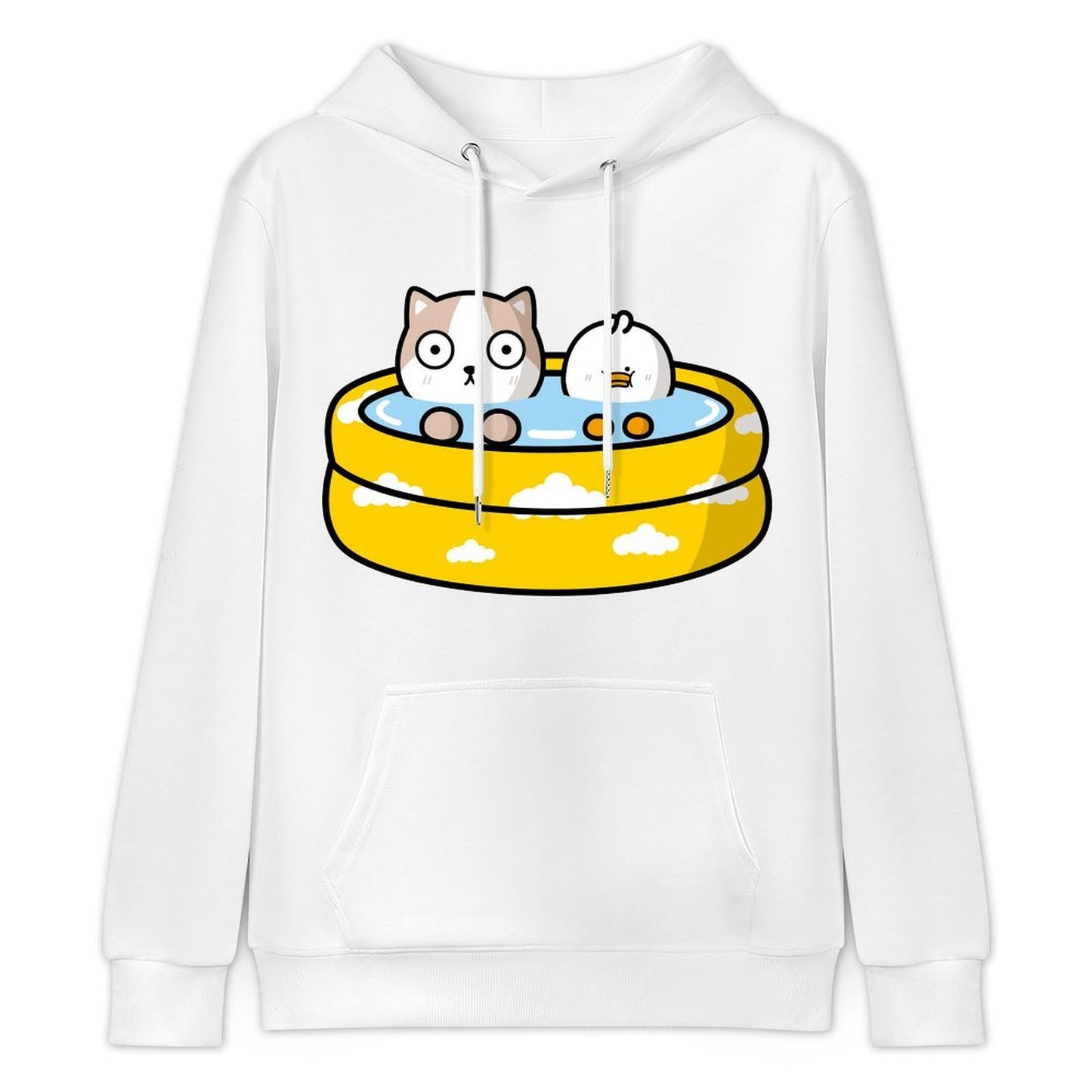 Minimalist SoftWear Front Graphic Hoodies