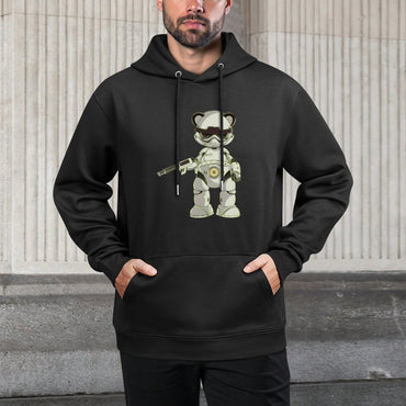 IPIB 250g Hooded Pocket Sweatshirt Front GraphicMen's Hooded  Sweatshirt6000060-6